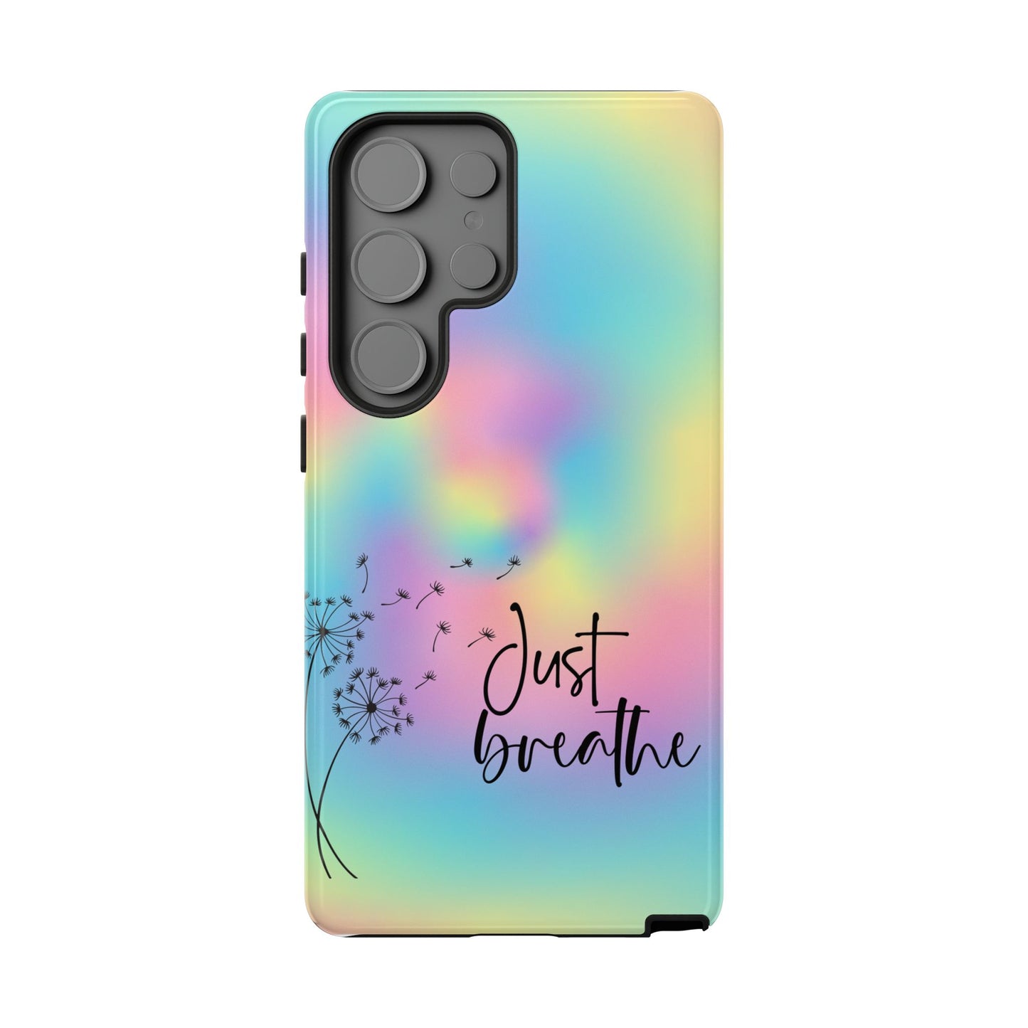 Just Breathe Phone Case - Aesthetic Minimalist Cover for iPhone, Samsung & Google Pixel