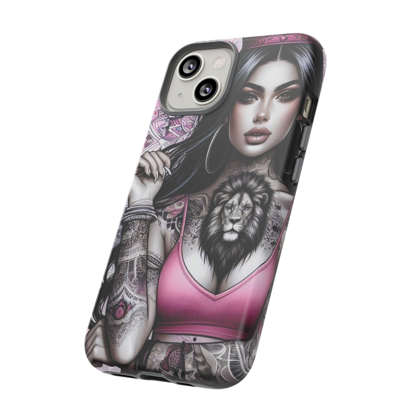 Queen of the Jungle – Regal Tattooed Goddess Mobile Cover