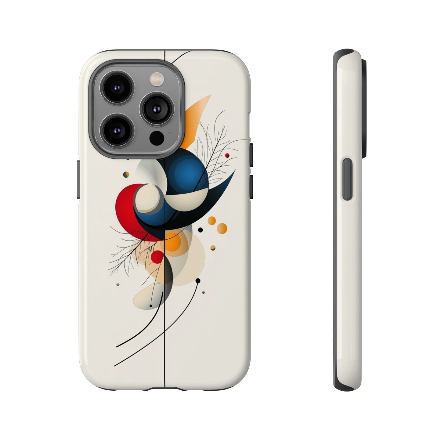 Celestial Balance – Abstract Geometric Phone Case for iPhone, Samsung & Pixel