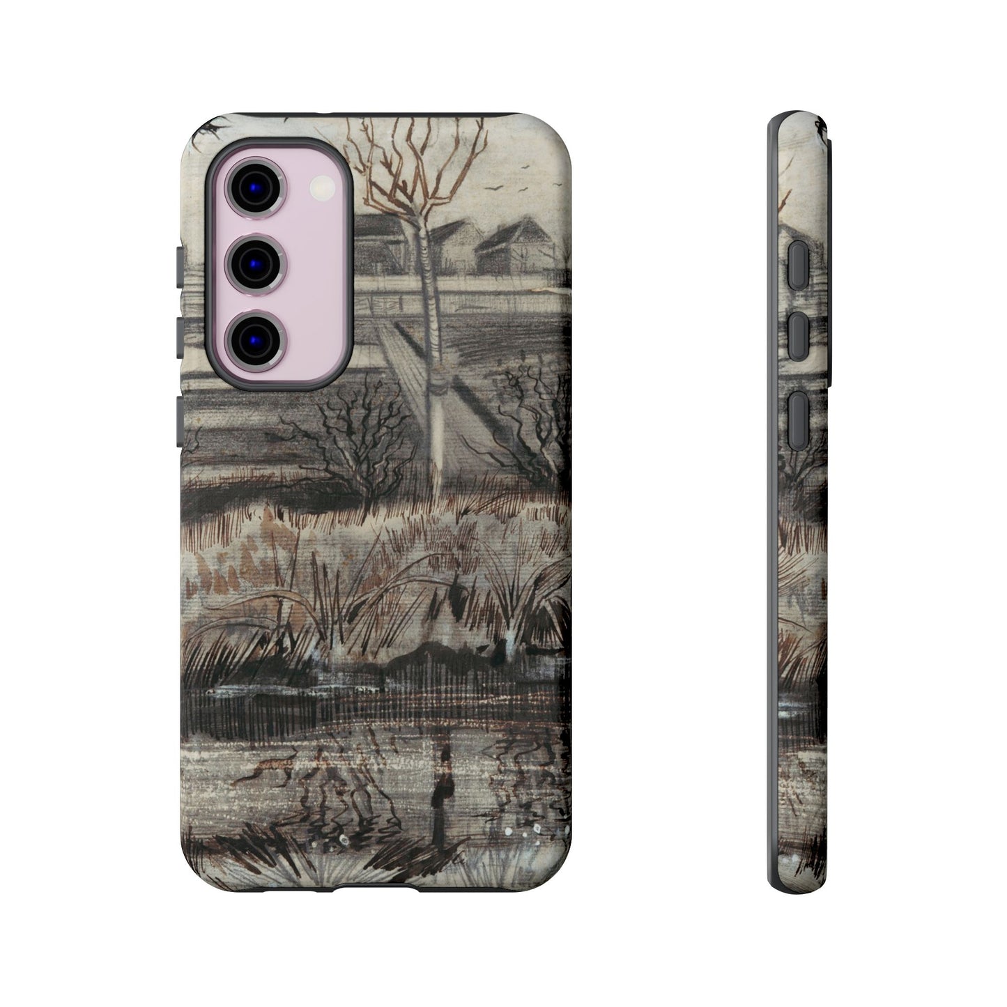 Vincent Van Gogh Lake Painting Phone Case - iPhone, Samsung, Google Pixel - Artistic Impressionist Cover