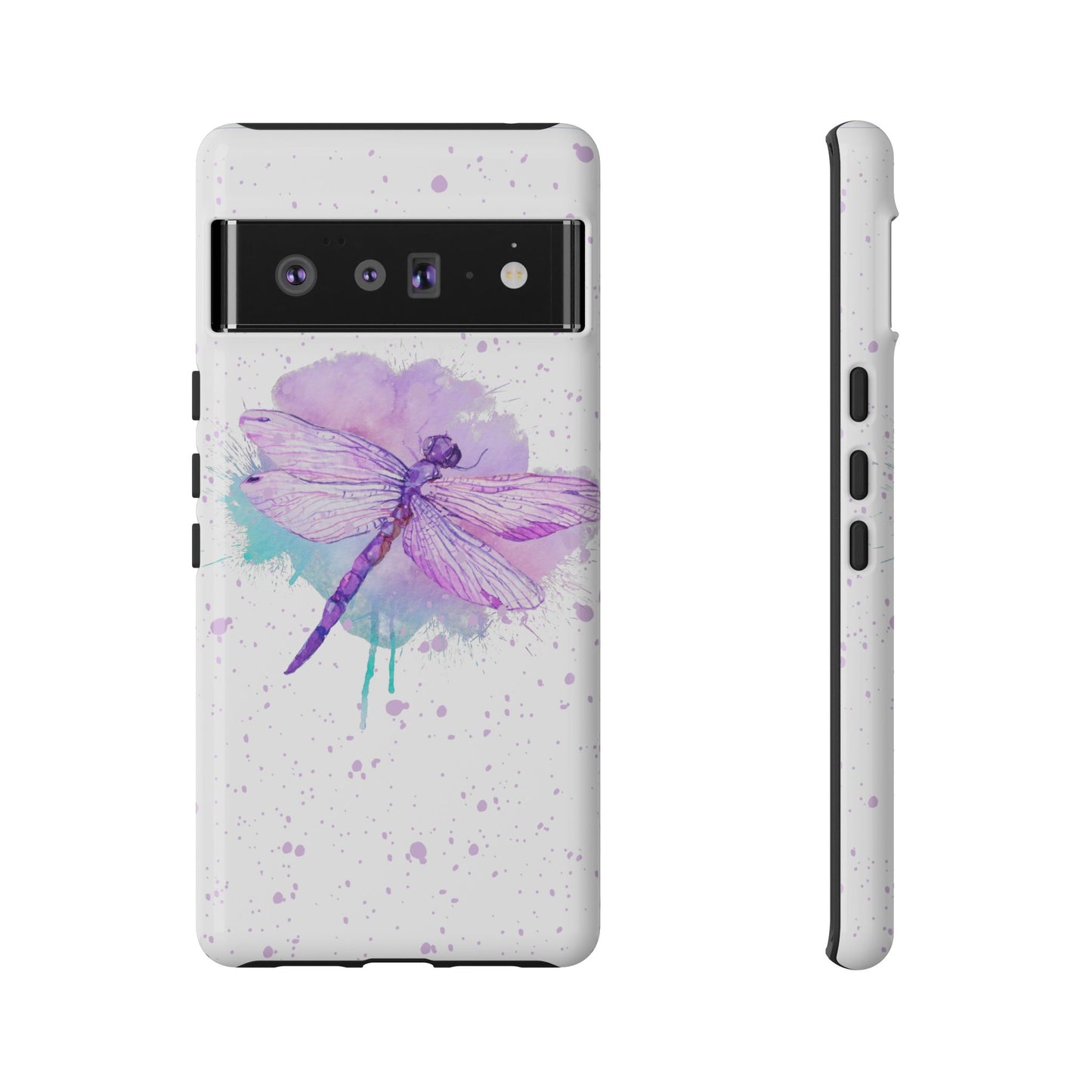 Watercolor Dragonfly Print Phone Case - iPhone, Samsung & Google Pixel Cover - Artistic Phone Case, Insect Lover Gift