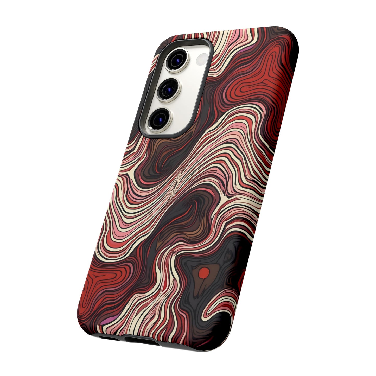 Abstract wavy illusion with swirling lines | Pattern Design