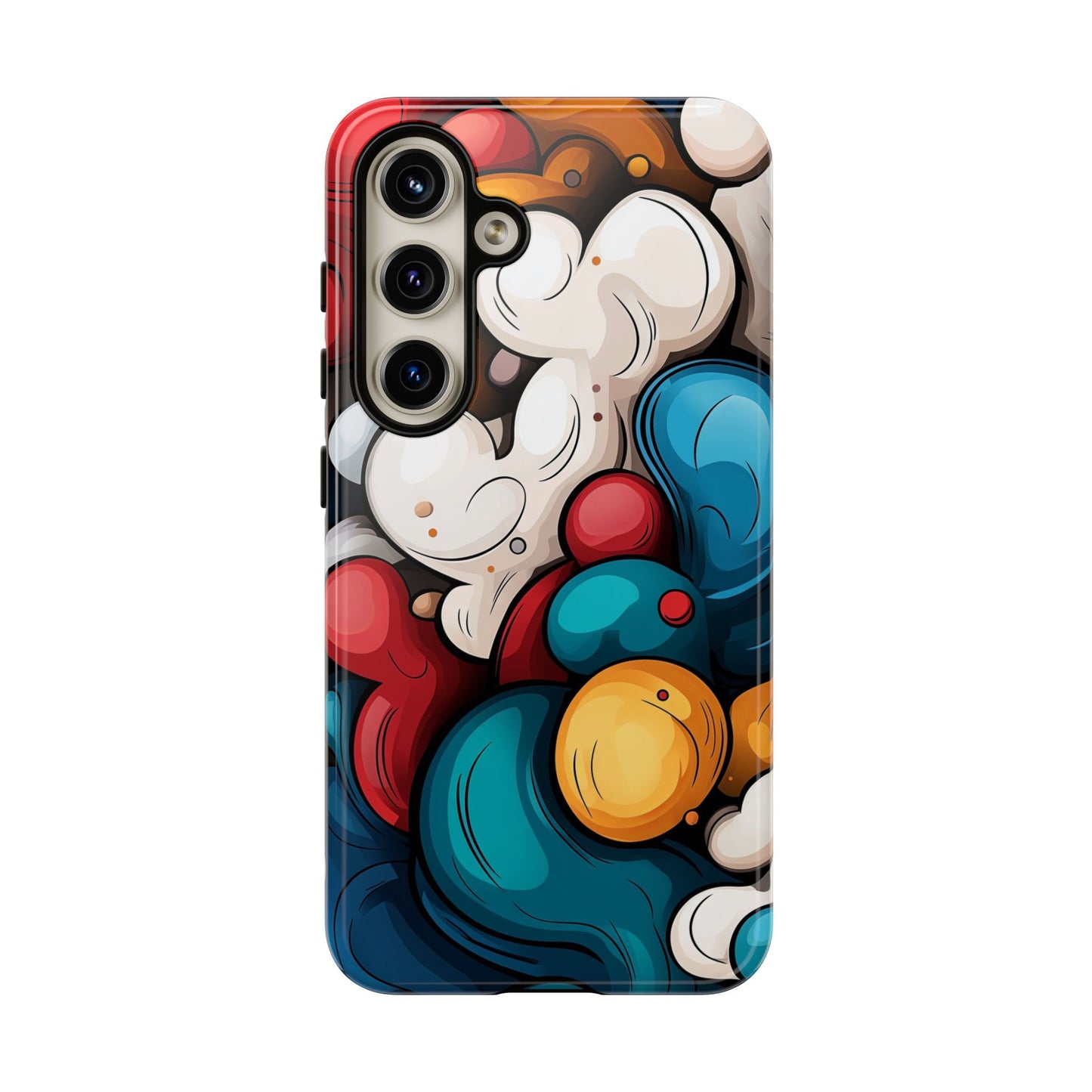 Color Burst – Bold Abstract Bubble Phone Case for iPhone, Samsung & Pixel