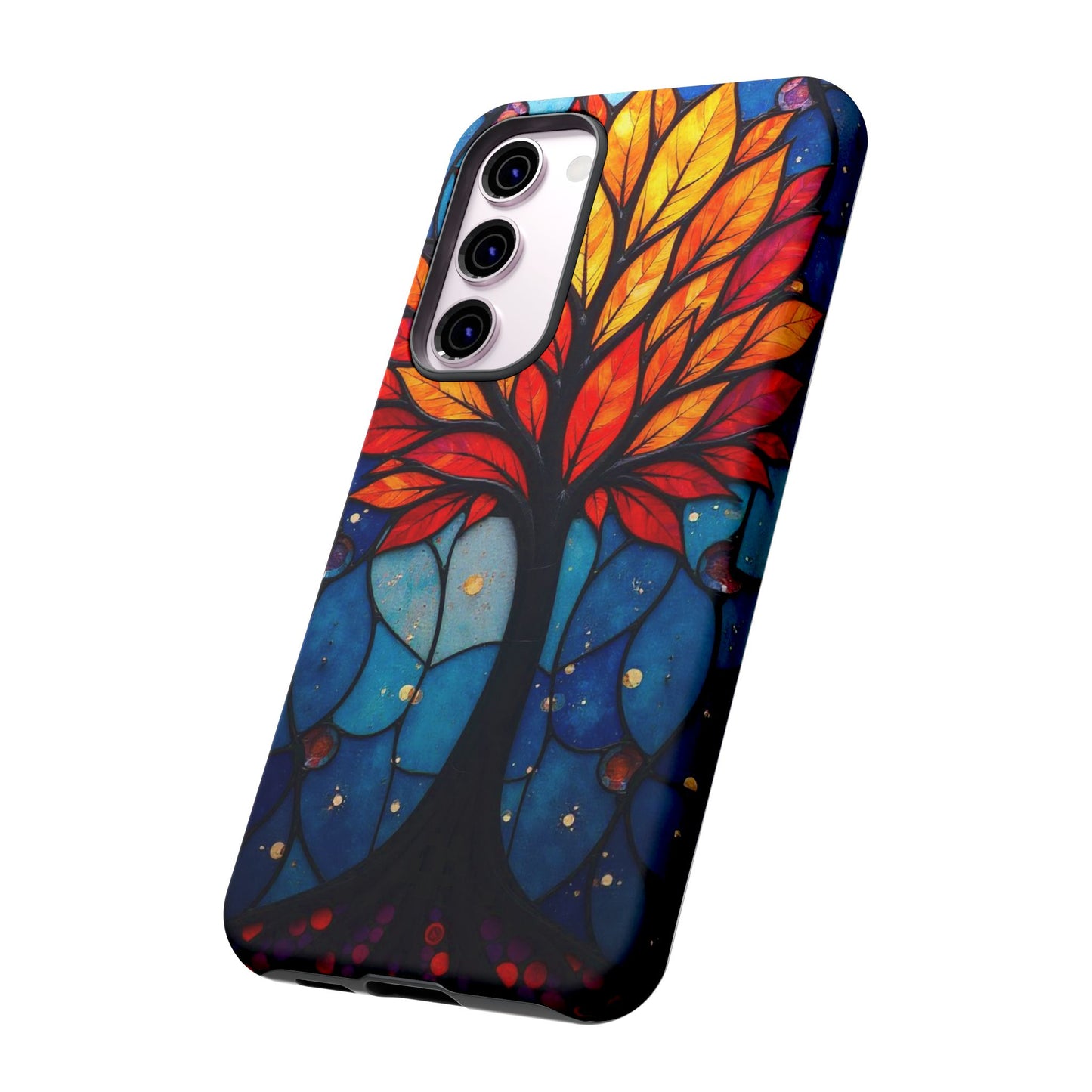 Stained Glass Tree: A Burst of Vibrant Elegance