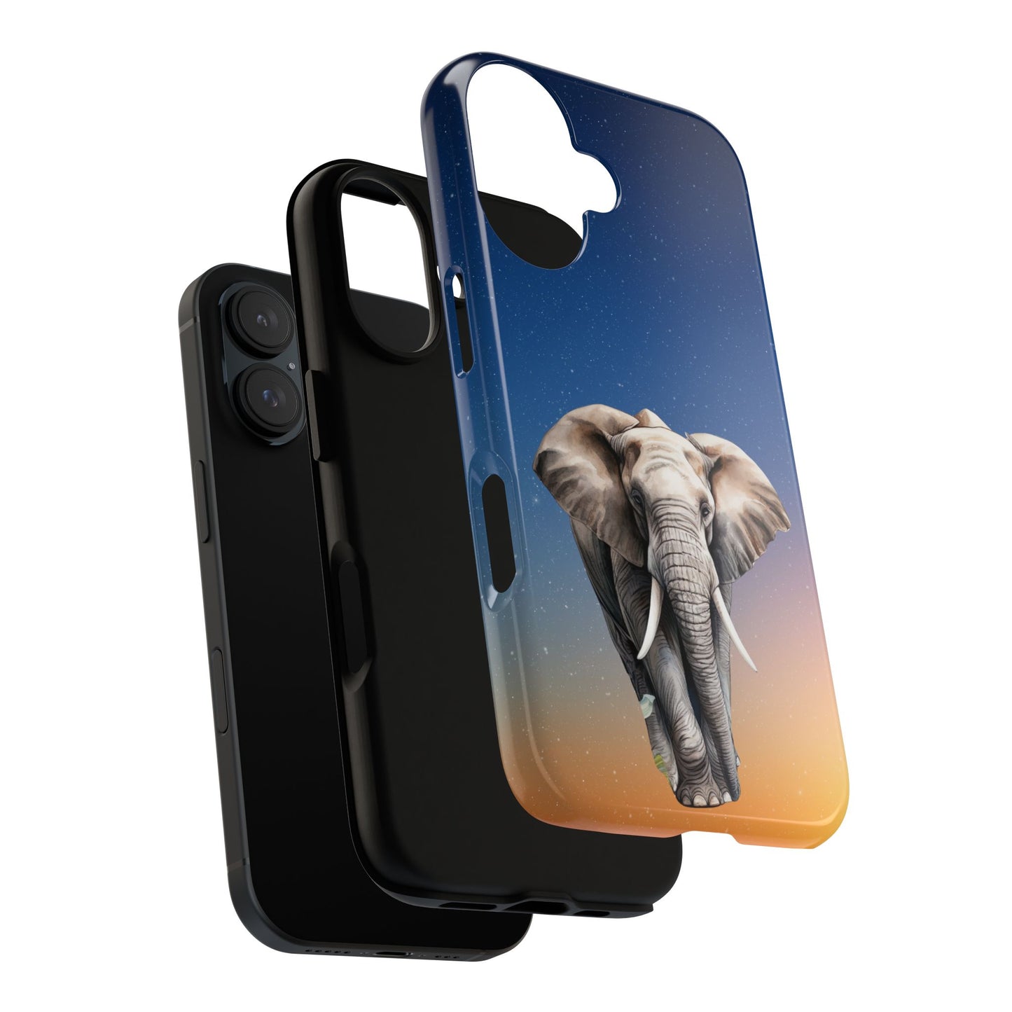 Celestial Elephant Mobile Cover – Dreamy Night Sky Aesthetic