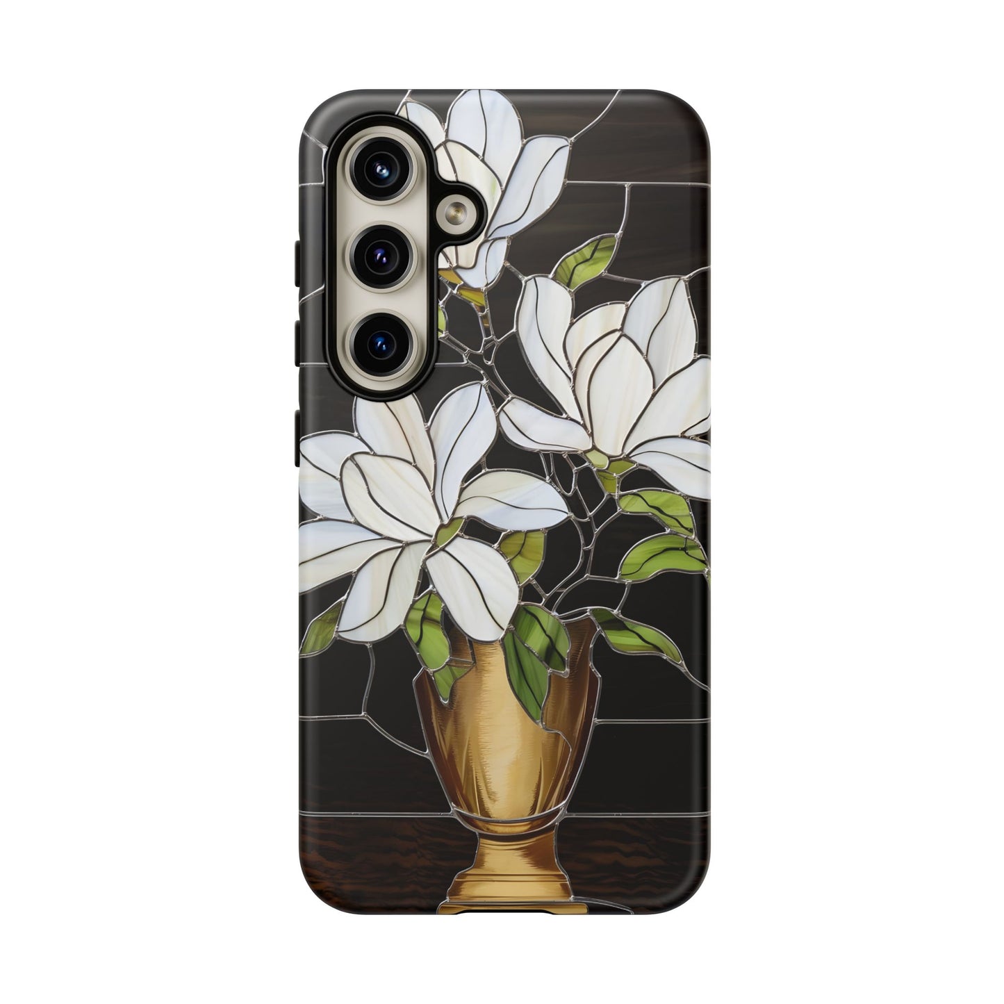 Stained Glass Floral Phone Case