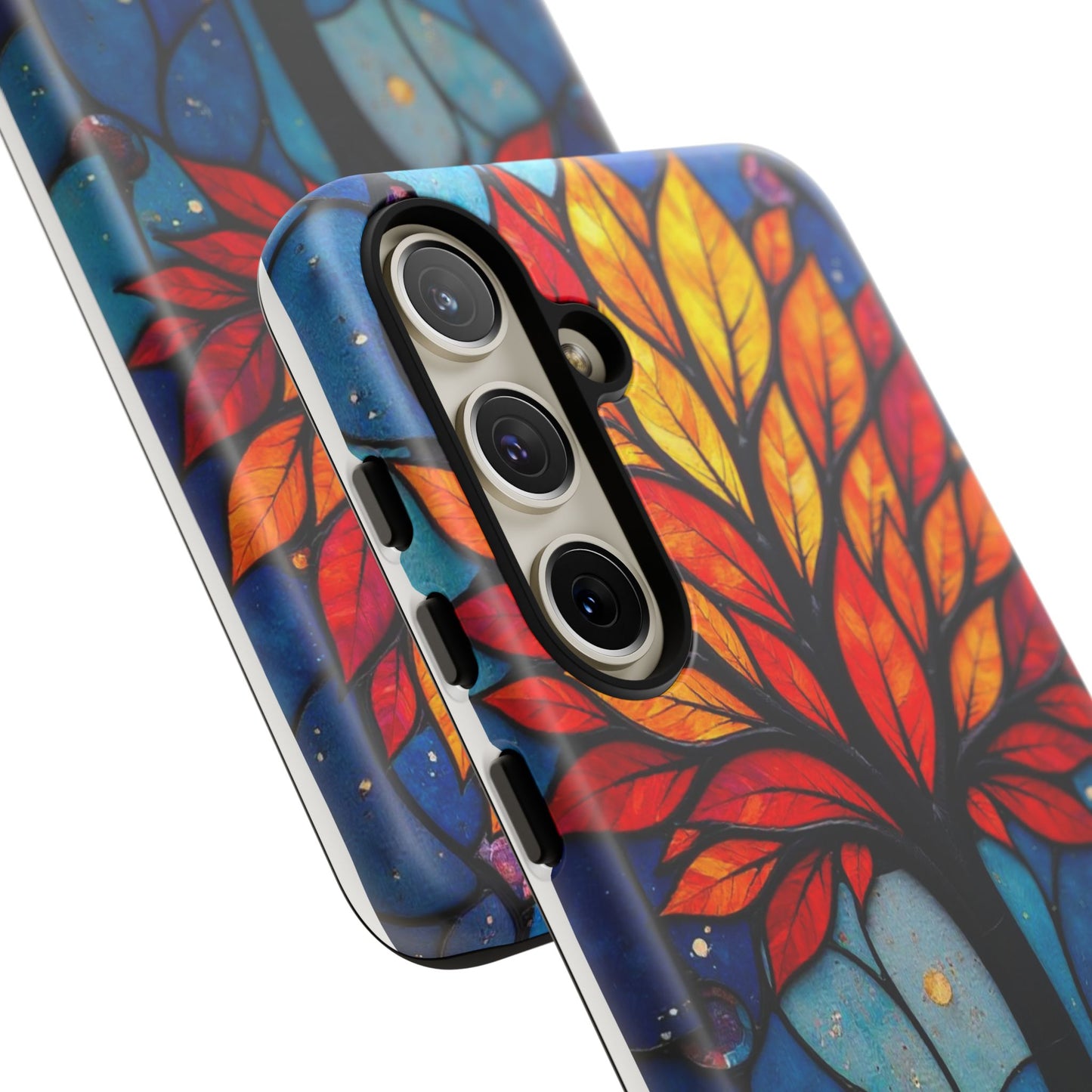 Stained Glass Tree: A Burst of Vibrant Elegance