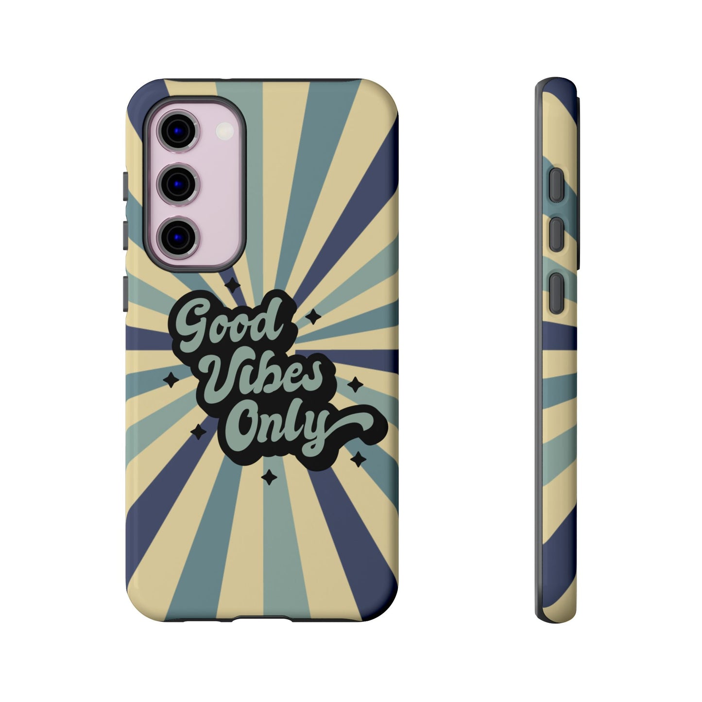 Retro "Good Vibes Only" Phone Case β Vintage Aesthetic for iPhone, Samsung & Google Pixel