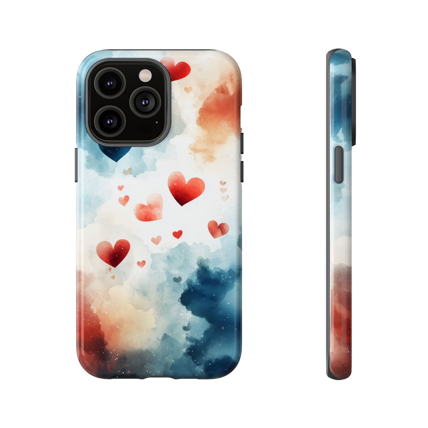 Heartfelt Skies - Watercolor Anime Phone Case for iPhone, Samsung, Google Pixel