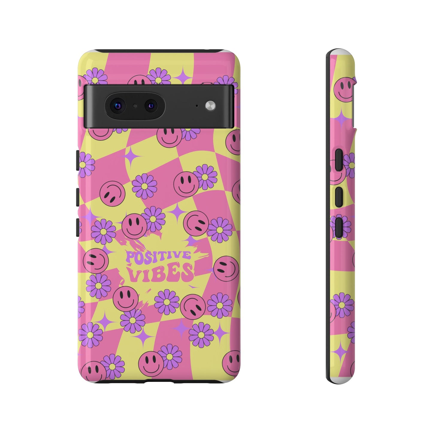 Positive Vibes Phone Case β Aesthetic Motivational Cover for iPhone, Samsung & Google Pixel
