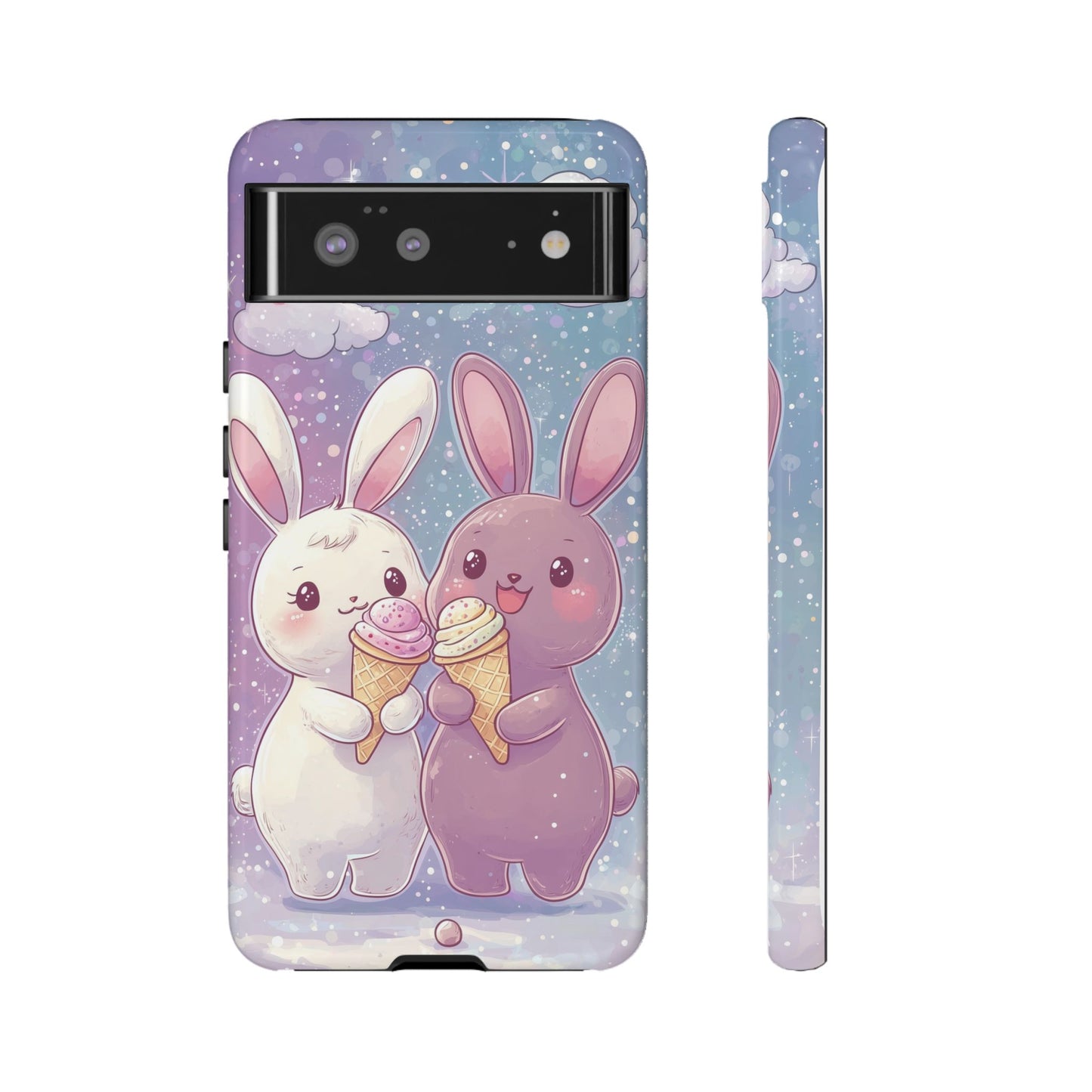 Bunny Bliss β Kawaii Anime Phone Case for iPhone, Samsung, Google Pixel