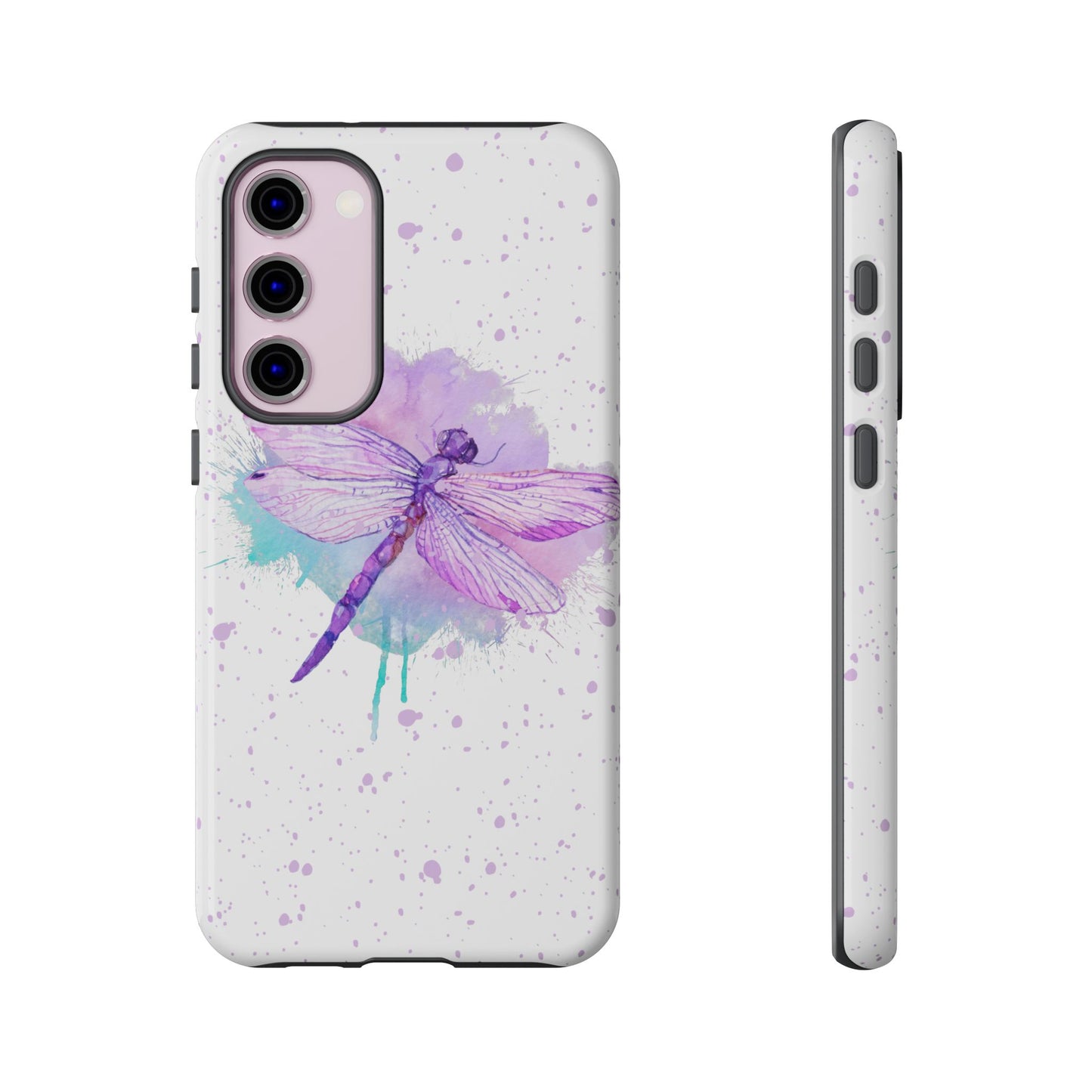 Watercolor Dragonfly Print Phone Case - iPhone, Samsung & Google Pixel Cover - Artistic Phone Case, Insect Lover Gift