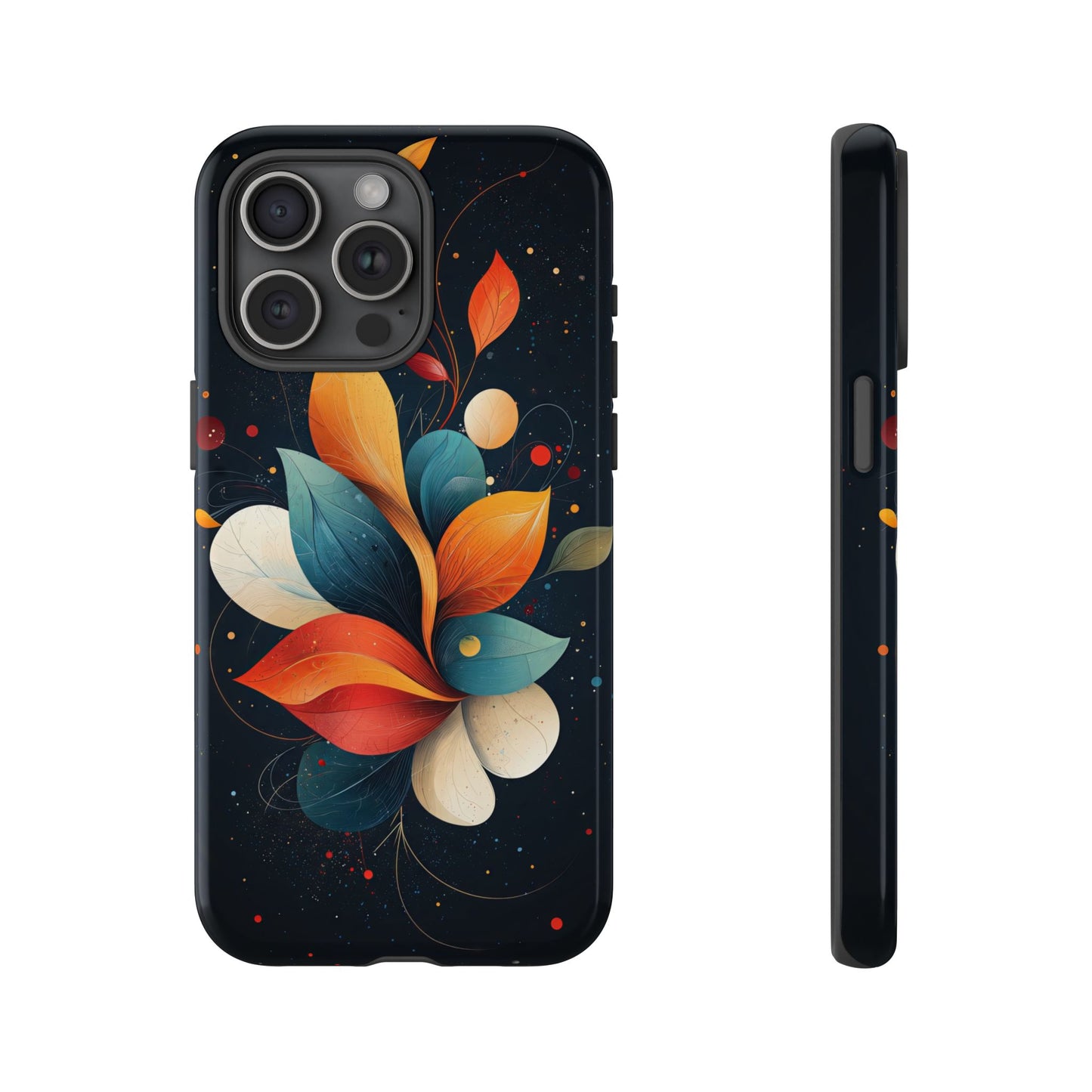 Midnight Bloom – Cosmic Floral Phone Case for iPhone, Pixel & Samsung