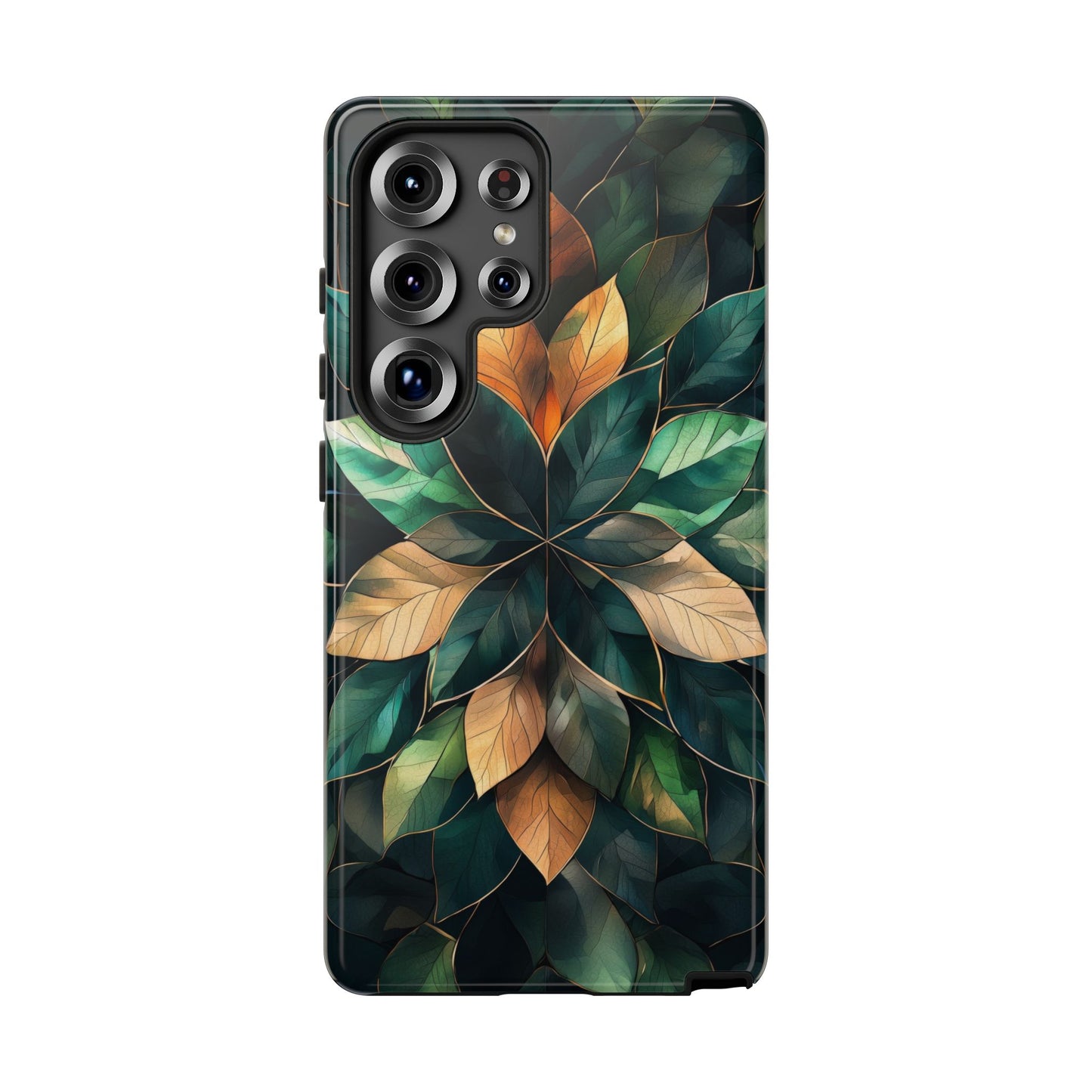 Golden Harmony Leaf Phone Case for iPhone, Samsung & Google Pixel