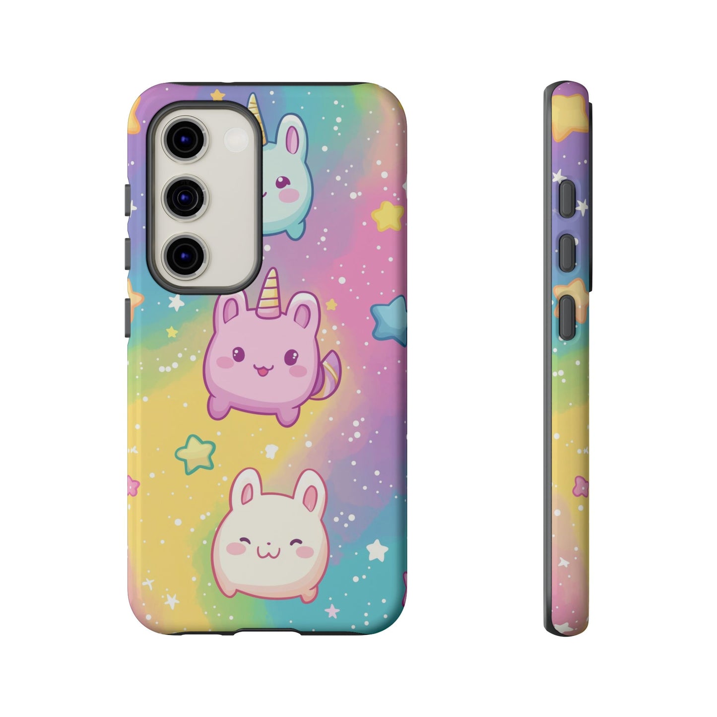 Pastel Unicorn Bunny Anime Phone Case for iPhone, Samsung, Google Pixel