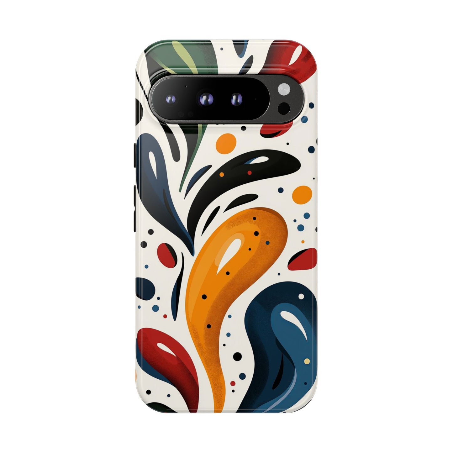 Fluid Pop Abstract Phone Case – Space-Inspired Art for iPhone, Samsung & Pixel