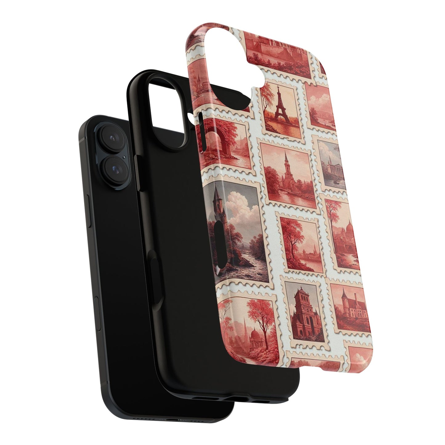 Vintage Postcard Stamps Phone Case