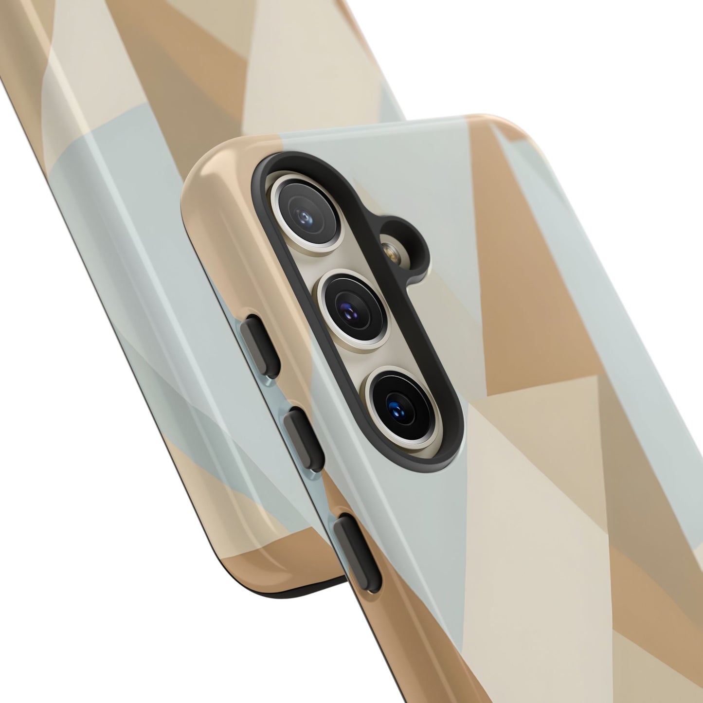 Neutral Geometrical Triangular Abstract Pattern