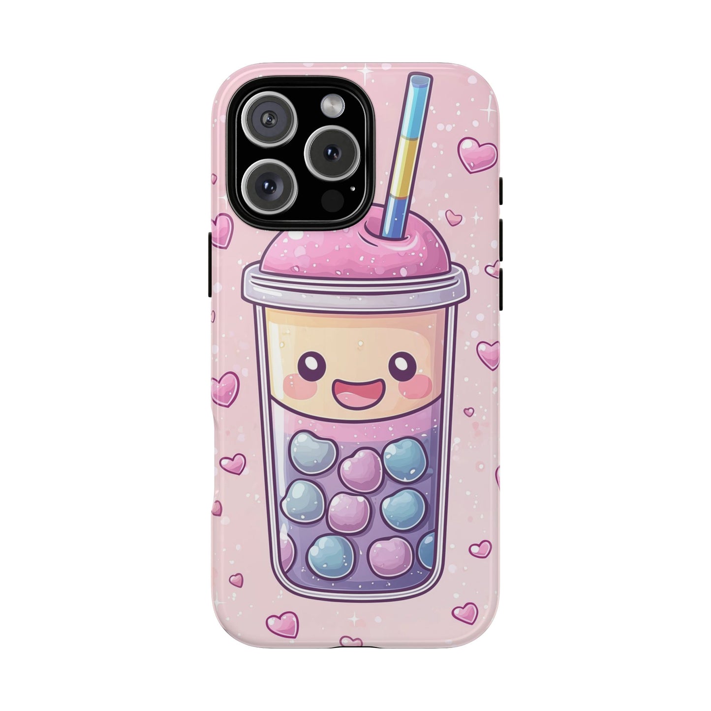 Sweet Bubble Tea Love Phone Case for iPhone, Samsung, Google Pixel