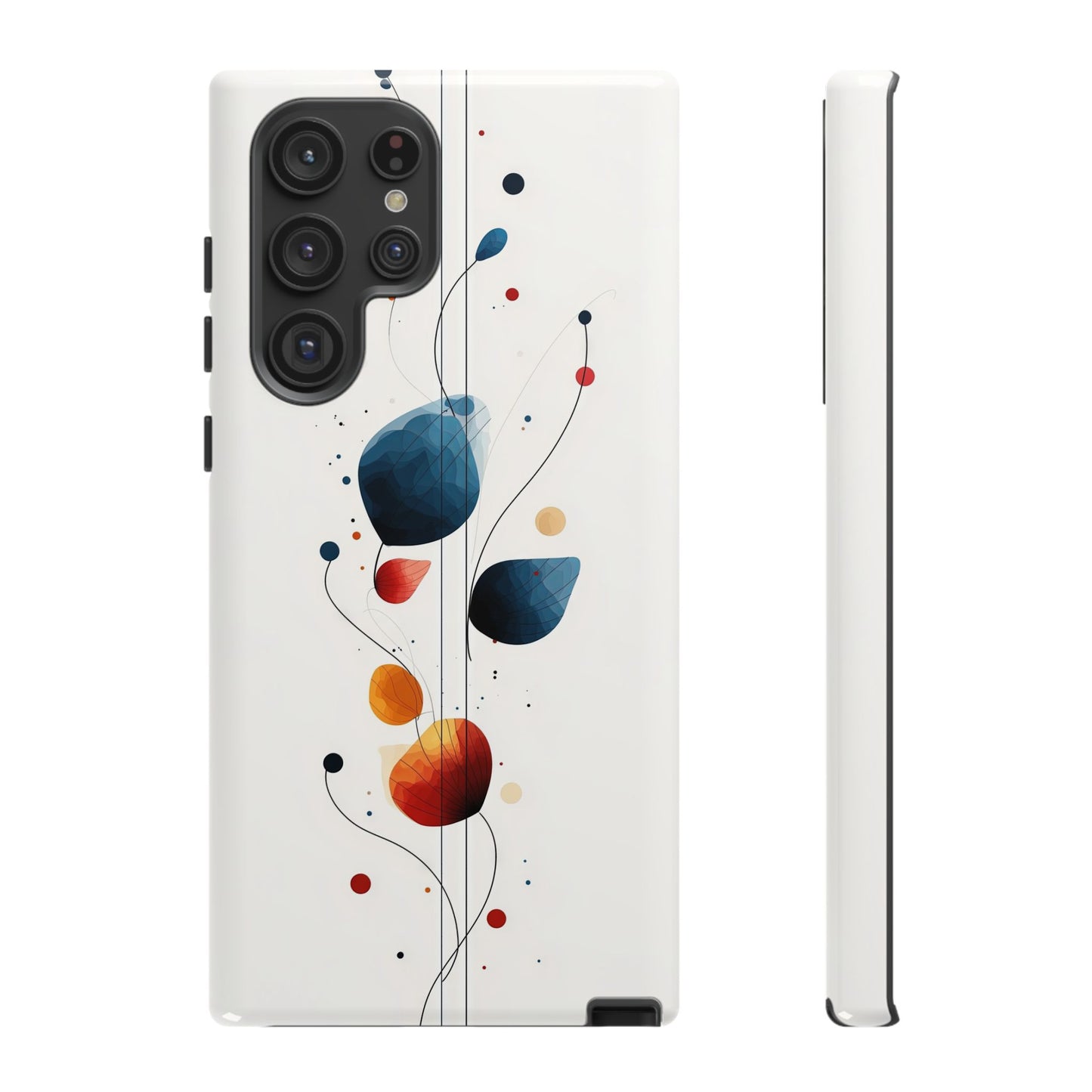 Celestial Dots Abstract Phone Case – Space-Inspired Art for iPhone, Samsung & Pixel