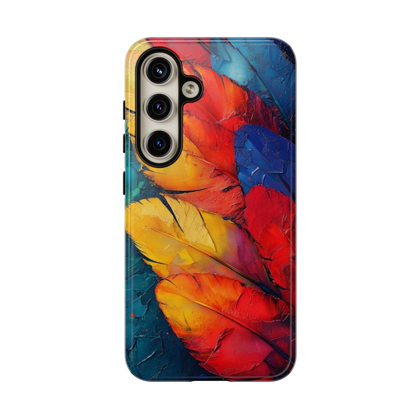 Tropical Macaw Feather Phone Case for iPhone, Samsung & Google Pixel