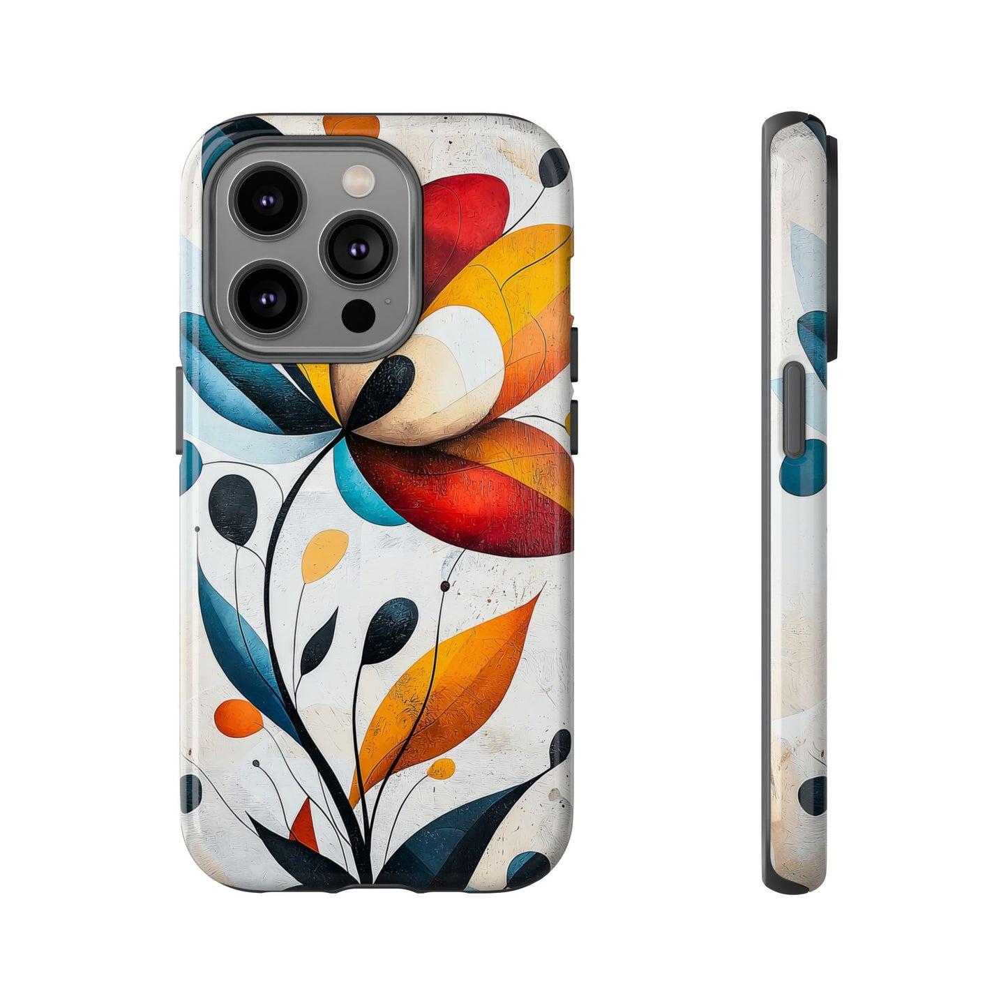Prism Bloom – Bold Geometric Floral Case for iPhone, Pixel & Samsung
