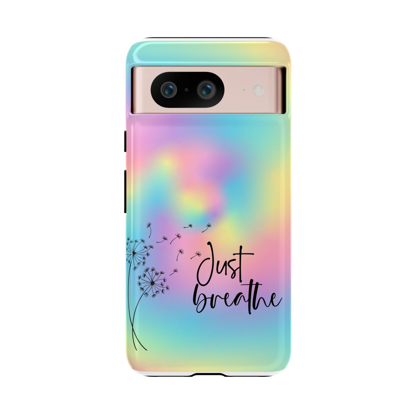 Just Breathe Phone Case - Aesthetic Minimalist Cover for iPhone, Samsung & Google Pixel