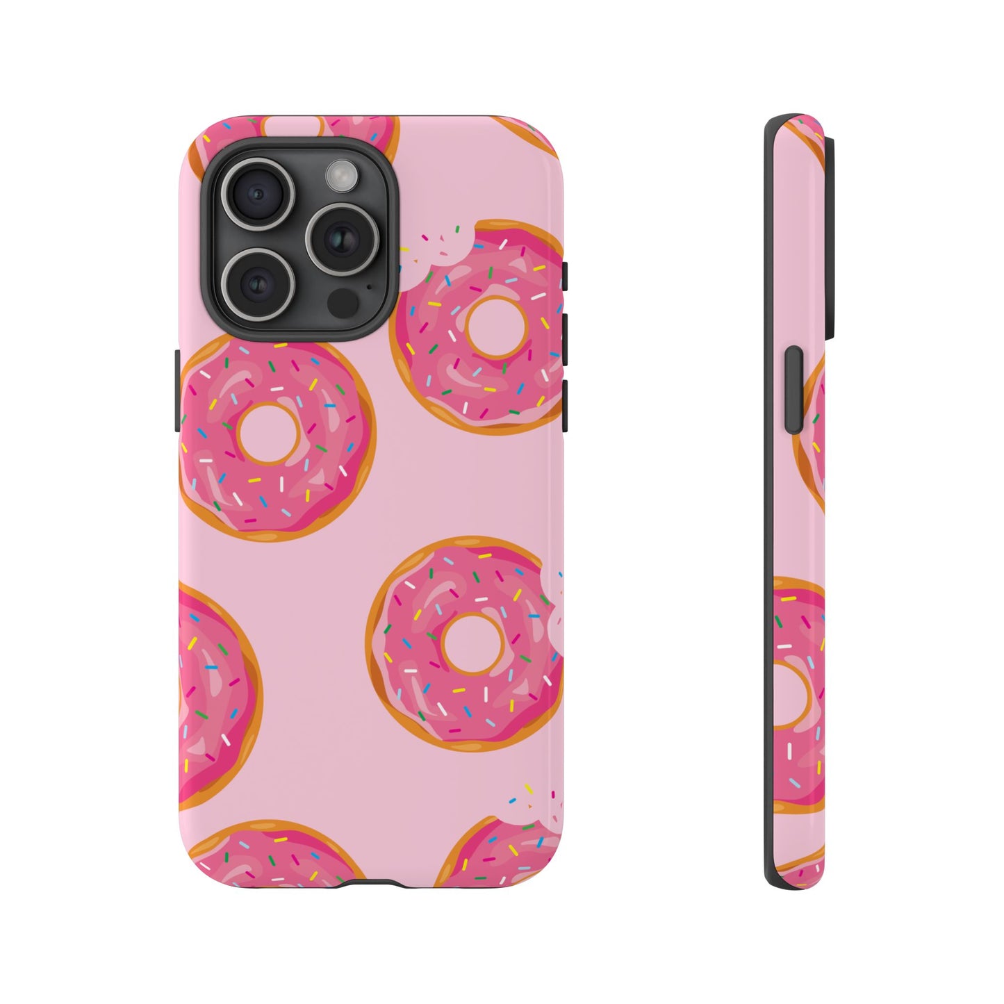 Pink Frosted Donut Delight Phone Case for iPhone, Samsung, Google Pixel