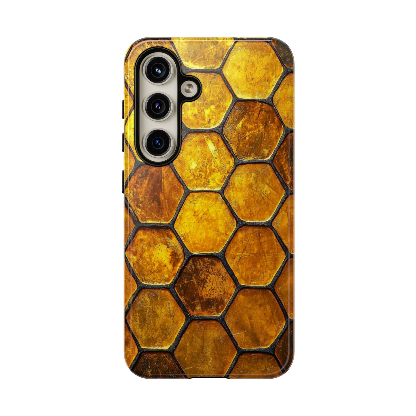 Golden Honeycomb Phone Case – iPhone, Google Pixel, Samsung