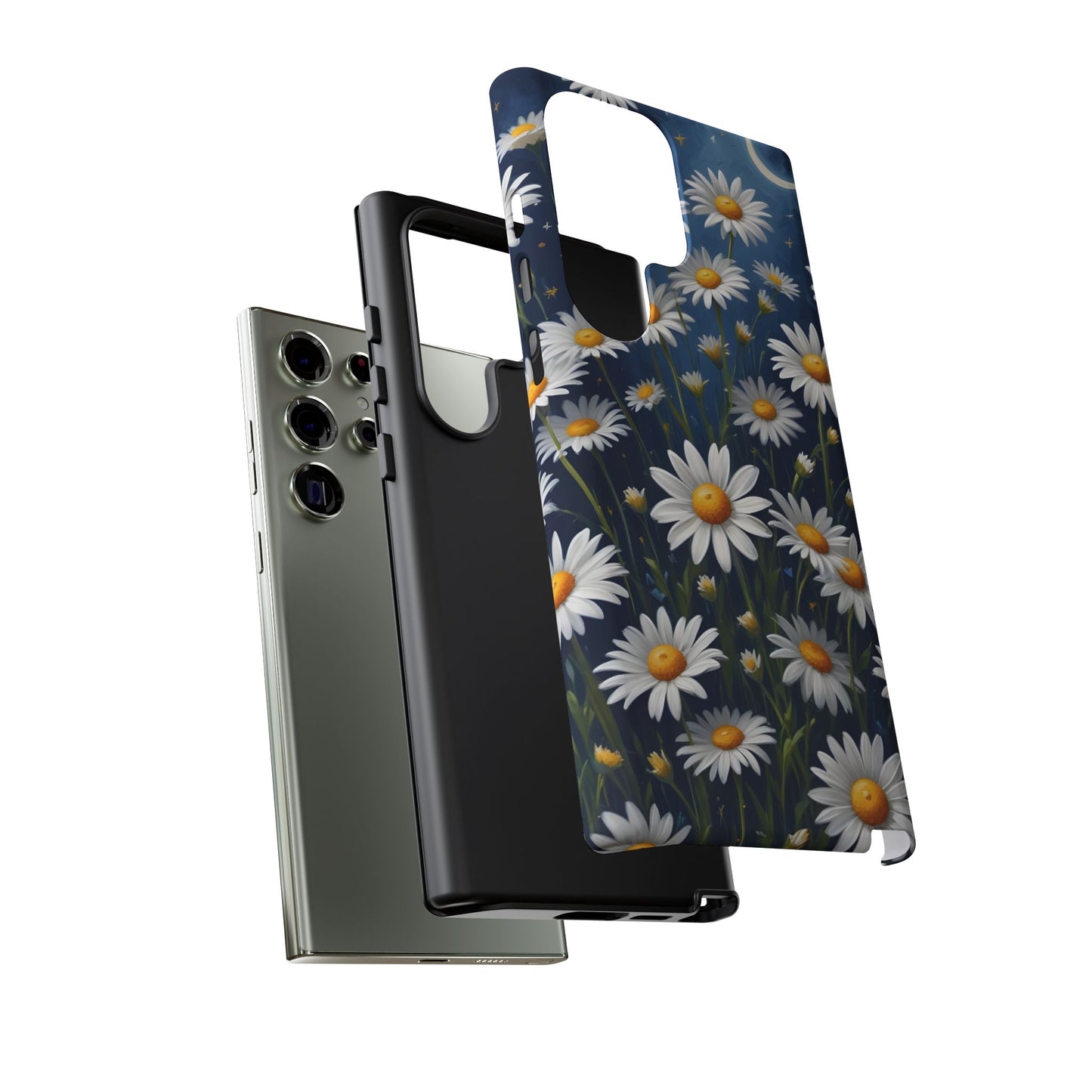 Witchy Daisy Flowers Phone Case Vintage Botanical Cover
