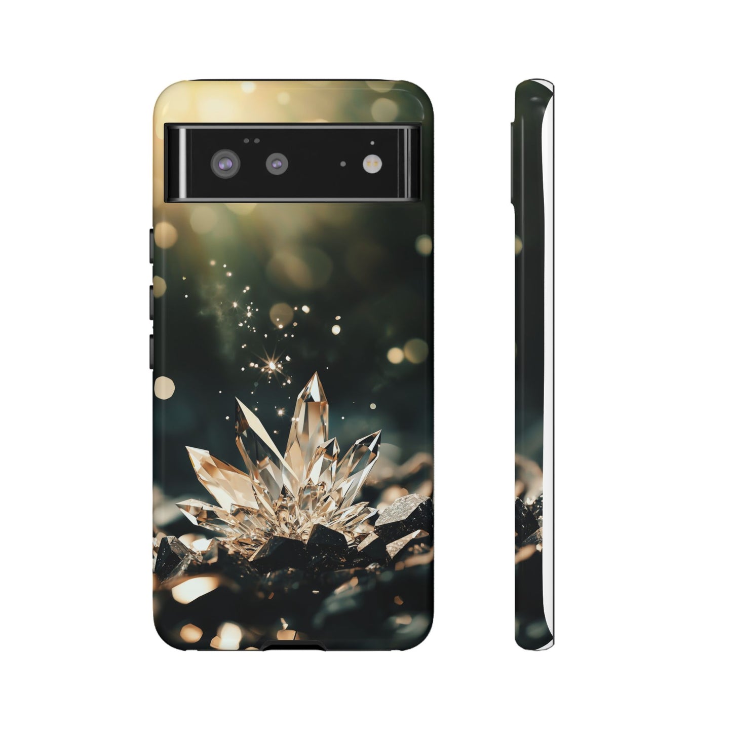 Crystal Stone Sparkle Phone Case – iPhone, Google Pixel, Samsung