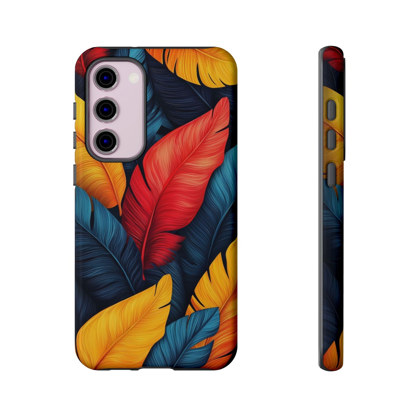 Jungle Toucan Feathers Phone Case β Vibrant & Unique for iPhone, Pixel & Samsung