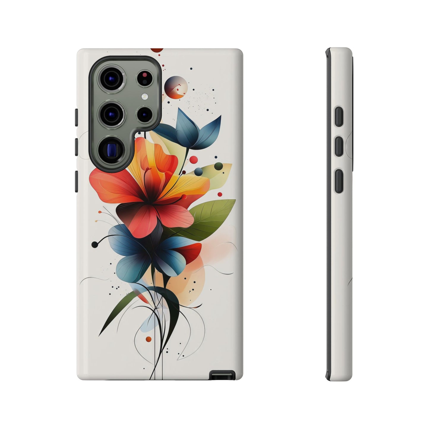 Vibrant Bloom – Modern Floral Art Phone Case for iPhone, Pixel & Samsung