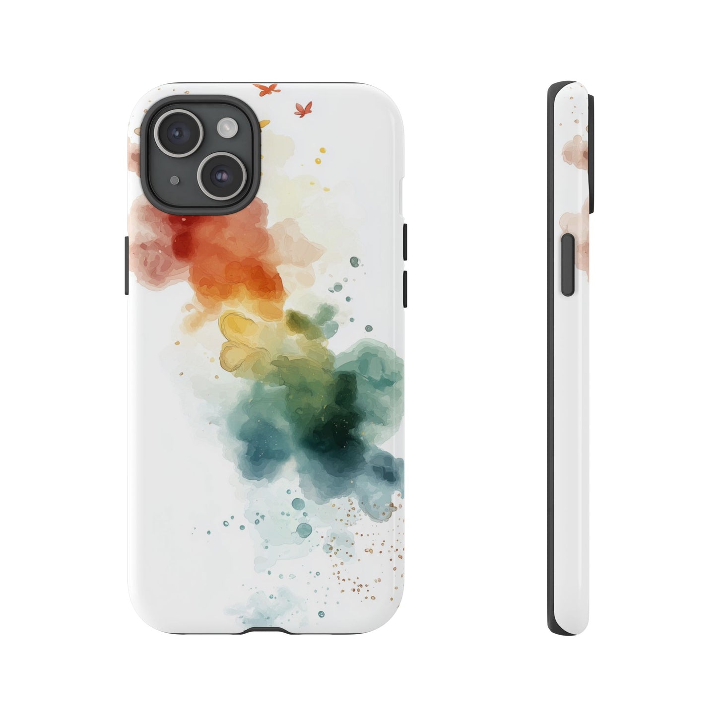 Whirlwind Rainbow Watercolor Phone Case for iPhone, google Pixel & Samsung