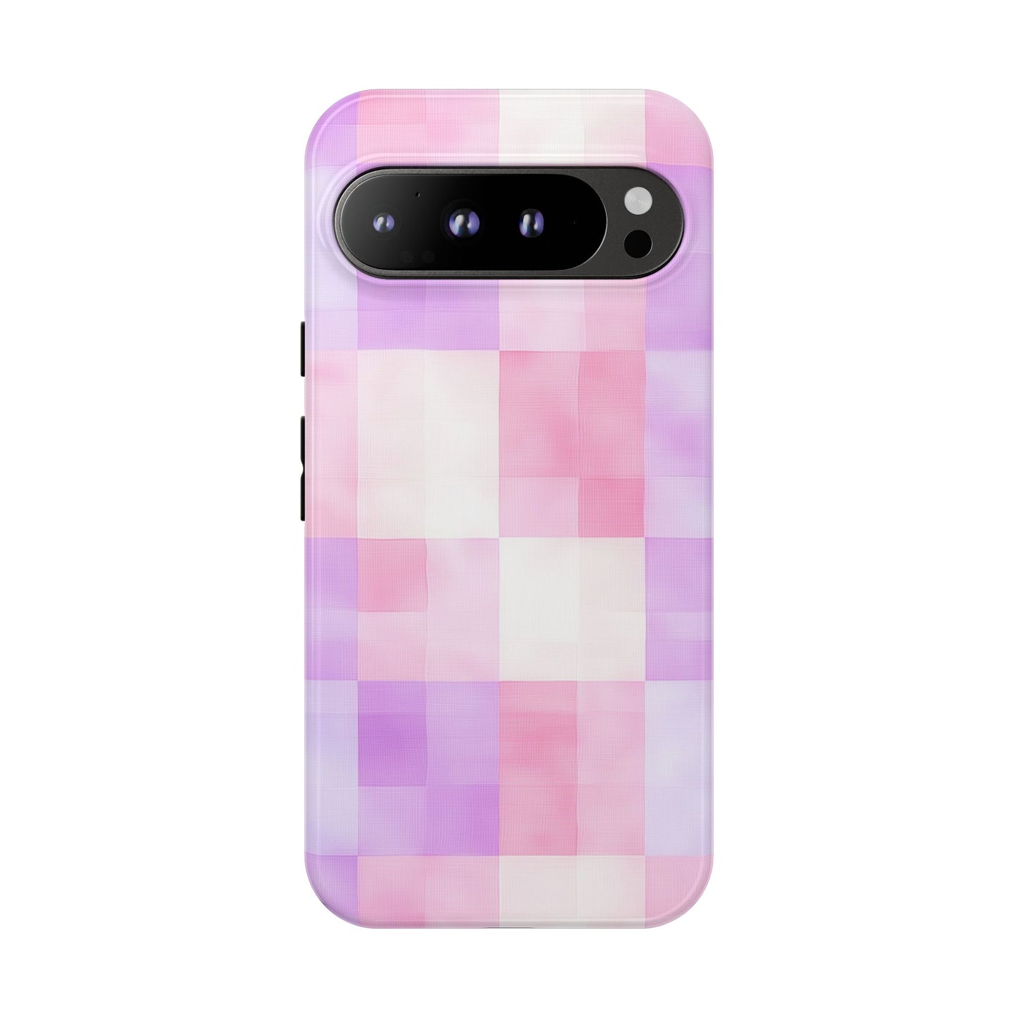 Kawaii Gingham Pastel Phone Case for iPhone, Samsung, Google Pixel