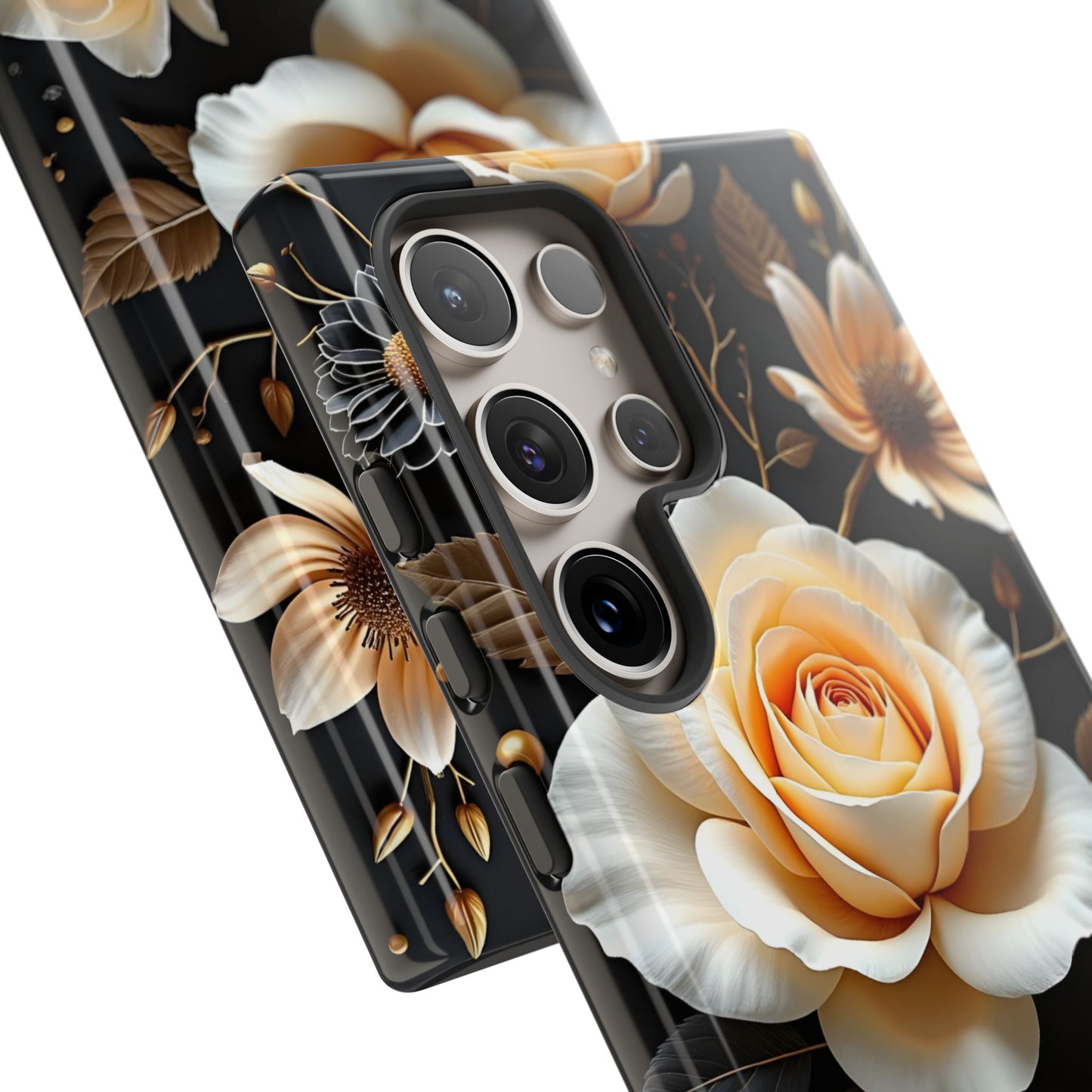 Elegant 3D Floral Design, Botanical Phone Case design for Iphone.