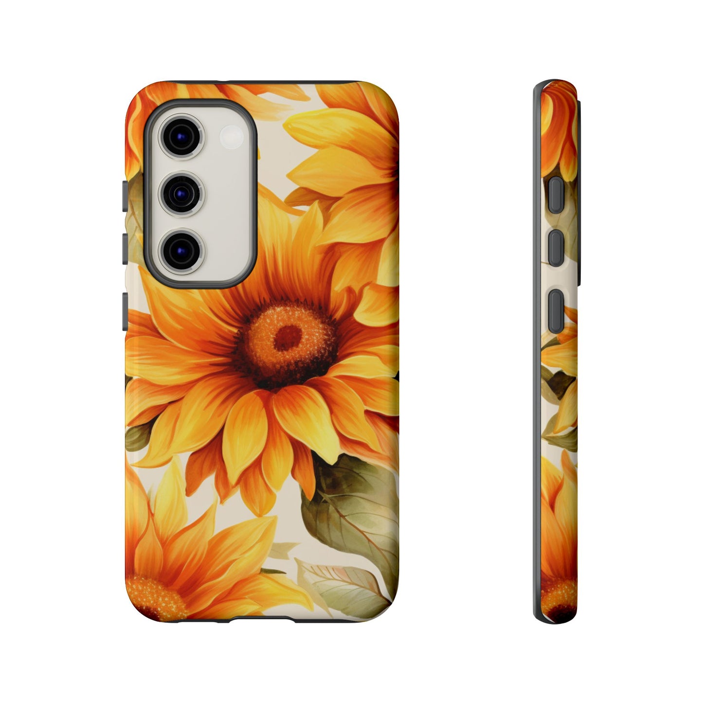 Golden Sunflower Glow Mobile Case – Radiant & Elegant
