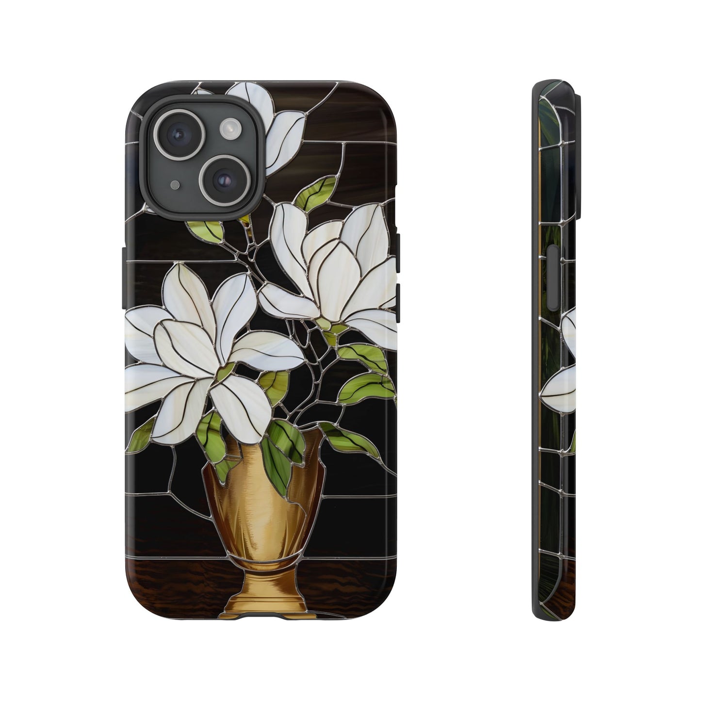 Stained Glass Floral Phone Case