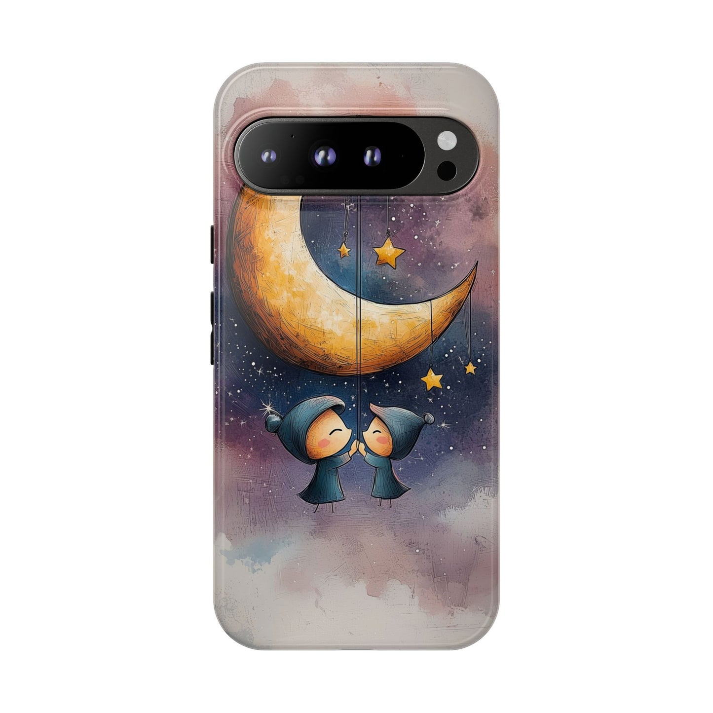 Dreamy Moonlight Duo Phone Case for iPhone, Samsung, Google Pixel