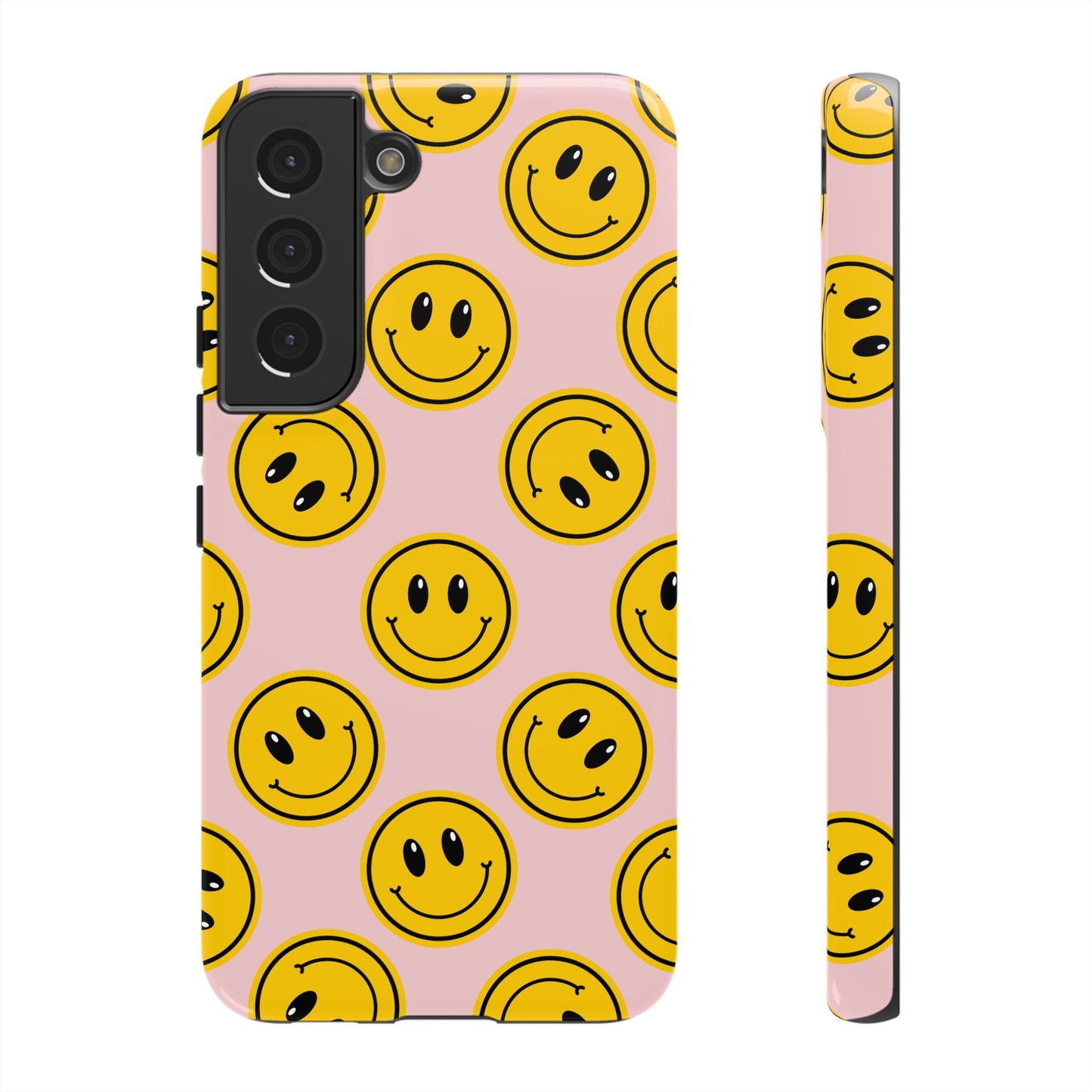 Retro Smiley Face Phone Case – Vintage Aesthetic Cover for iPhone, Samsung & Google Pixel