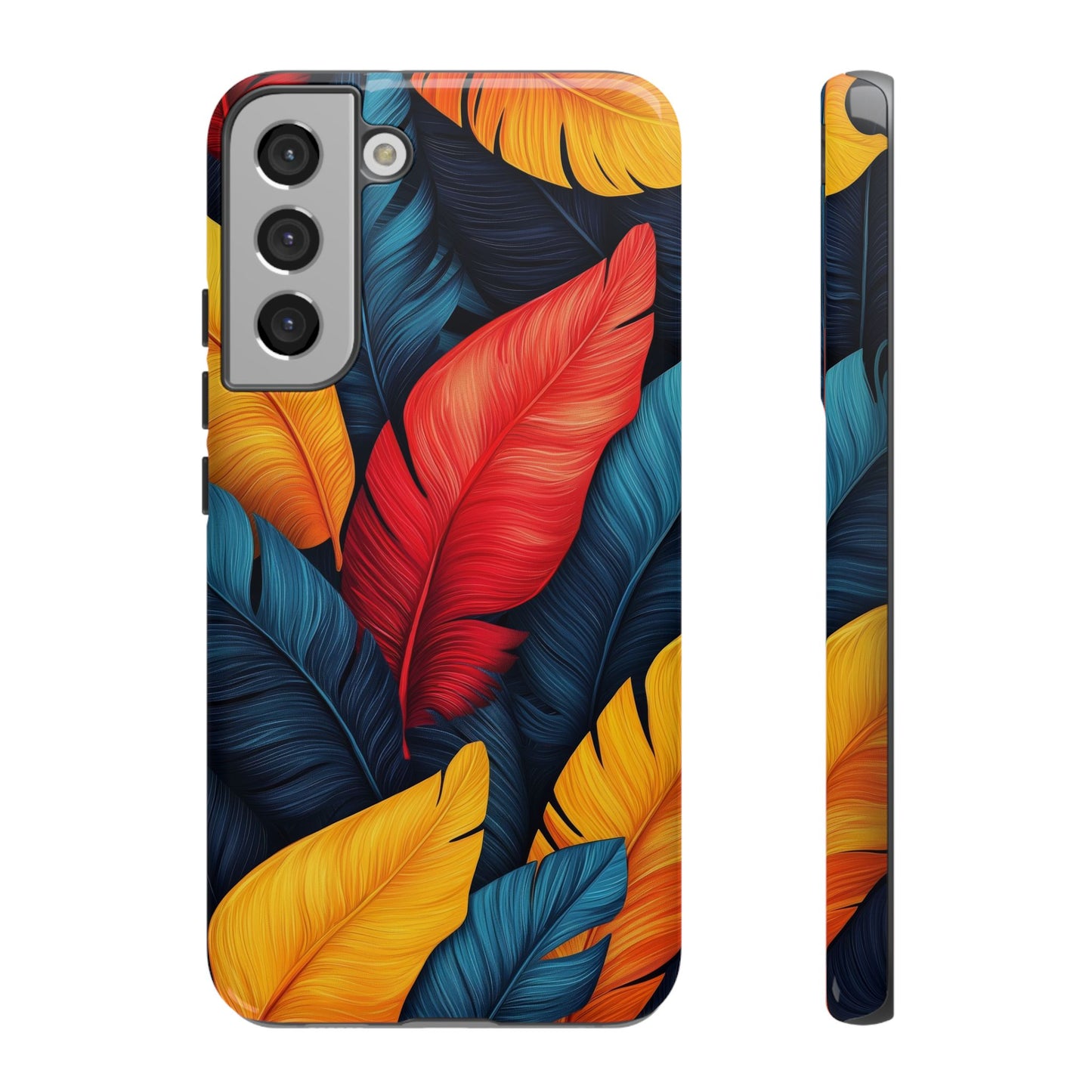 Jungle Toucan Feathers Phone Case β Vibrant & Unique for iPhone, Pixel & Samsung