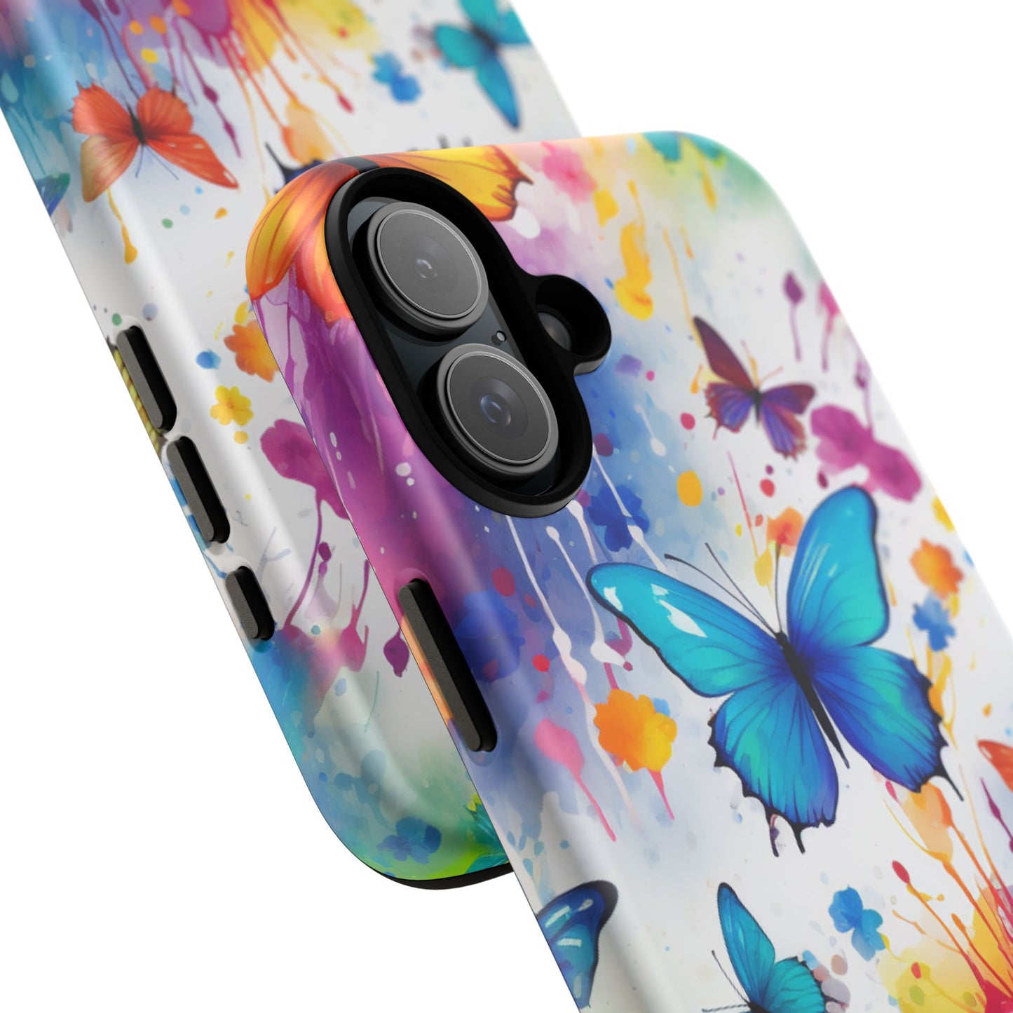 Vibrant Watercolor Butterfly Mobile Case
