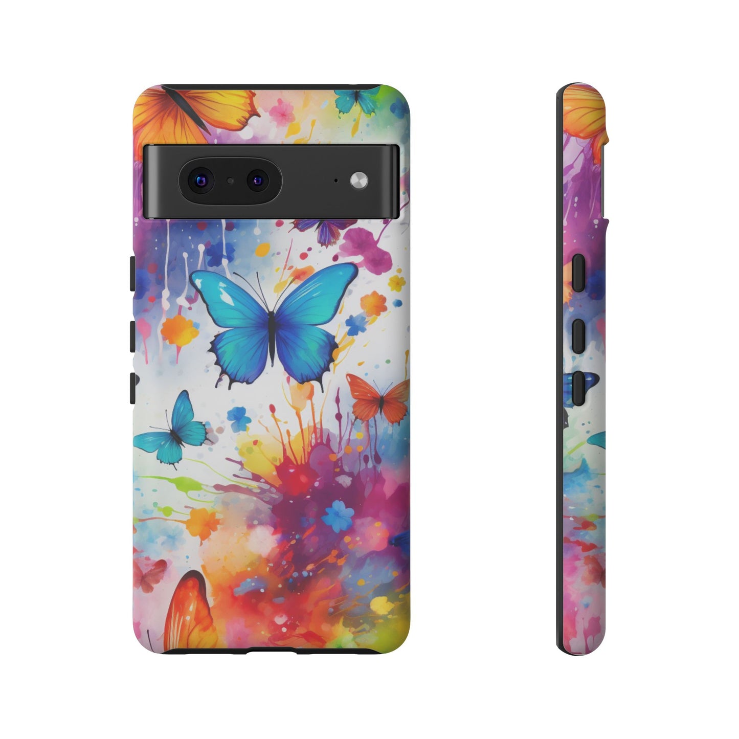 Vibrant Watercolor Butterfly Mobile Case