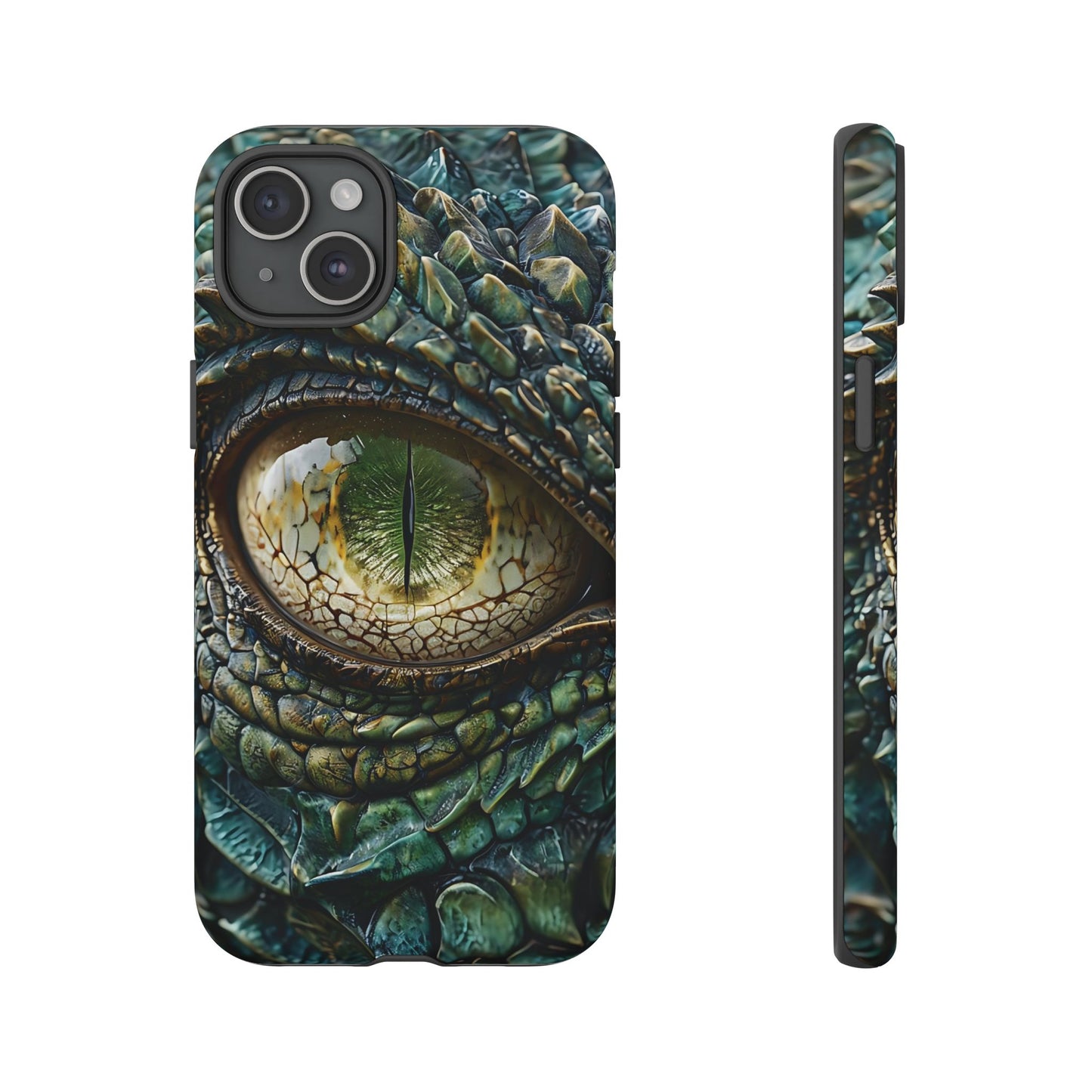 A Dragon's Eye With Intricate Scales phone case design.