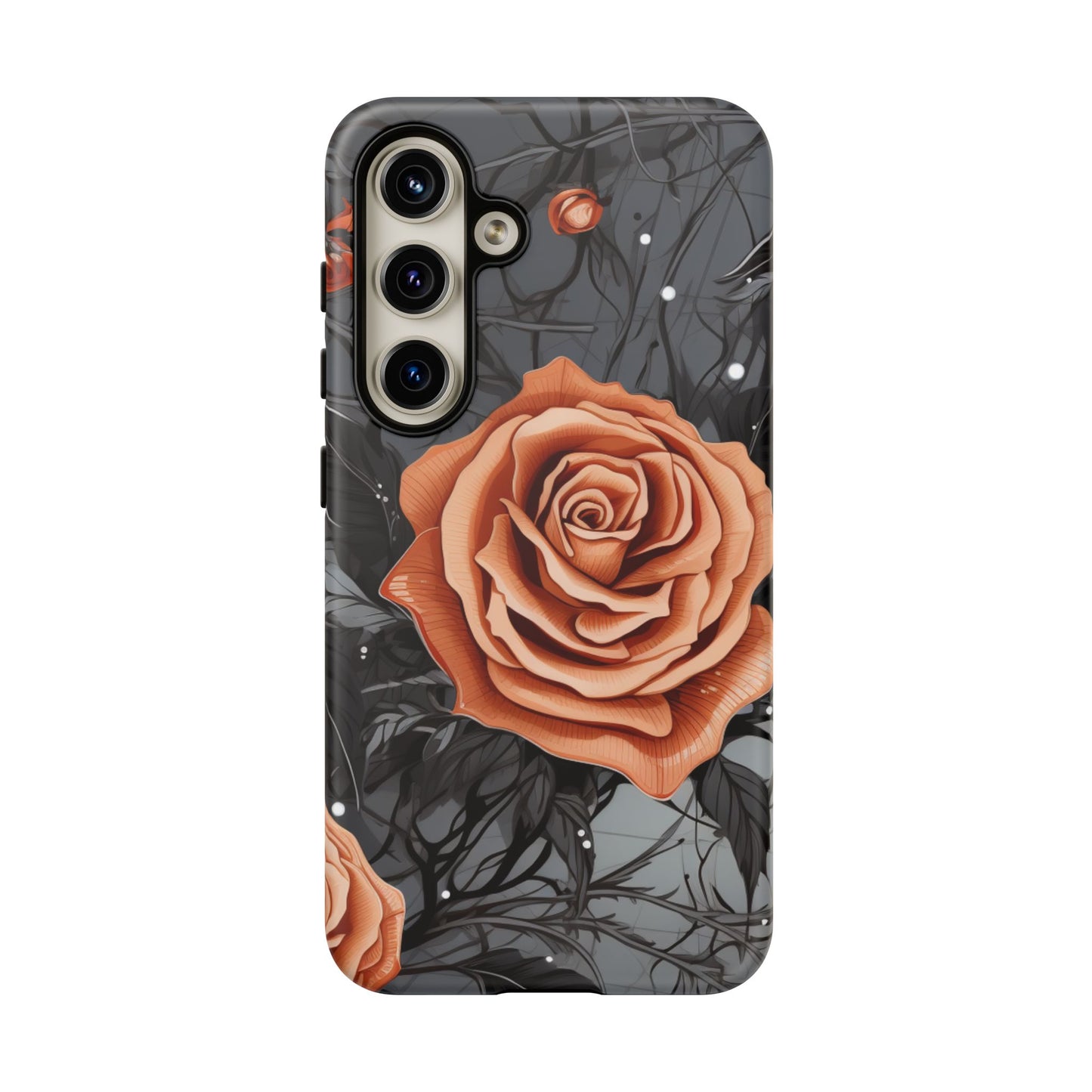Mystic Noir Rose Mobile Case
