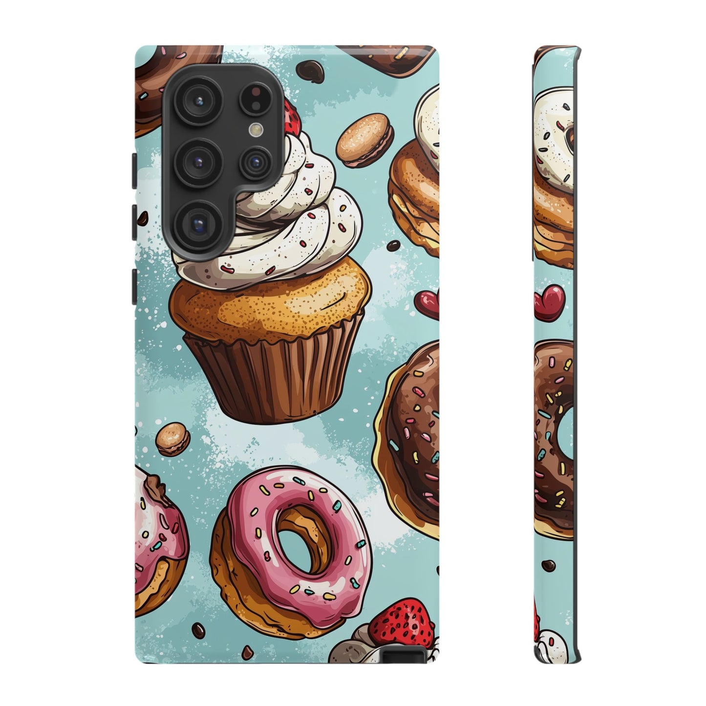 Sweet Bliss: Anime Dessert Delight Phone Case for iPhone, Samsung, Google Pixel