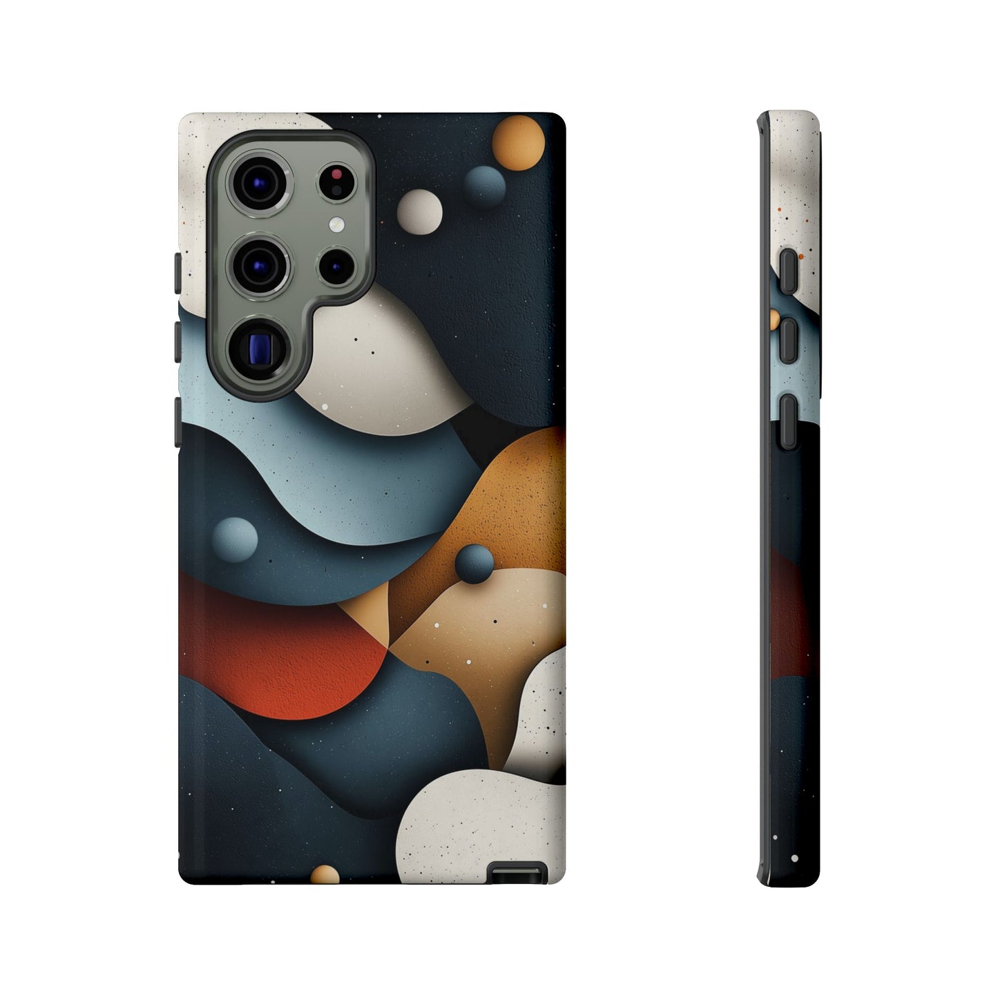 Cosmic Flow – Textured Abstract Phone Case for iPhone, Samsung & Pixel