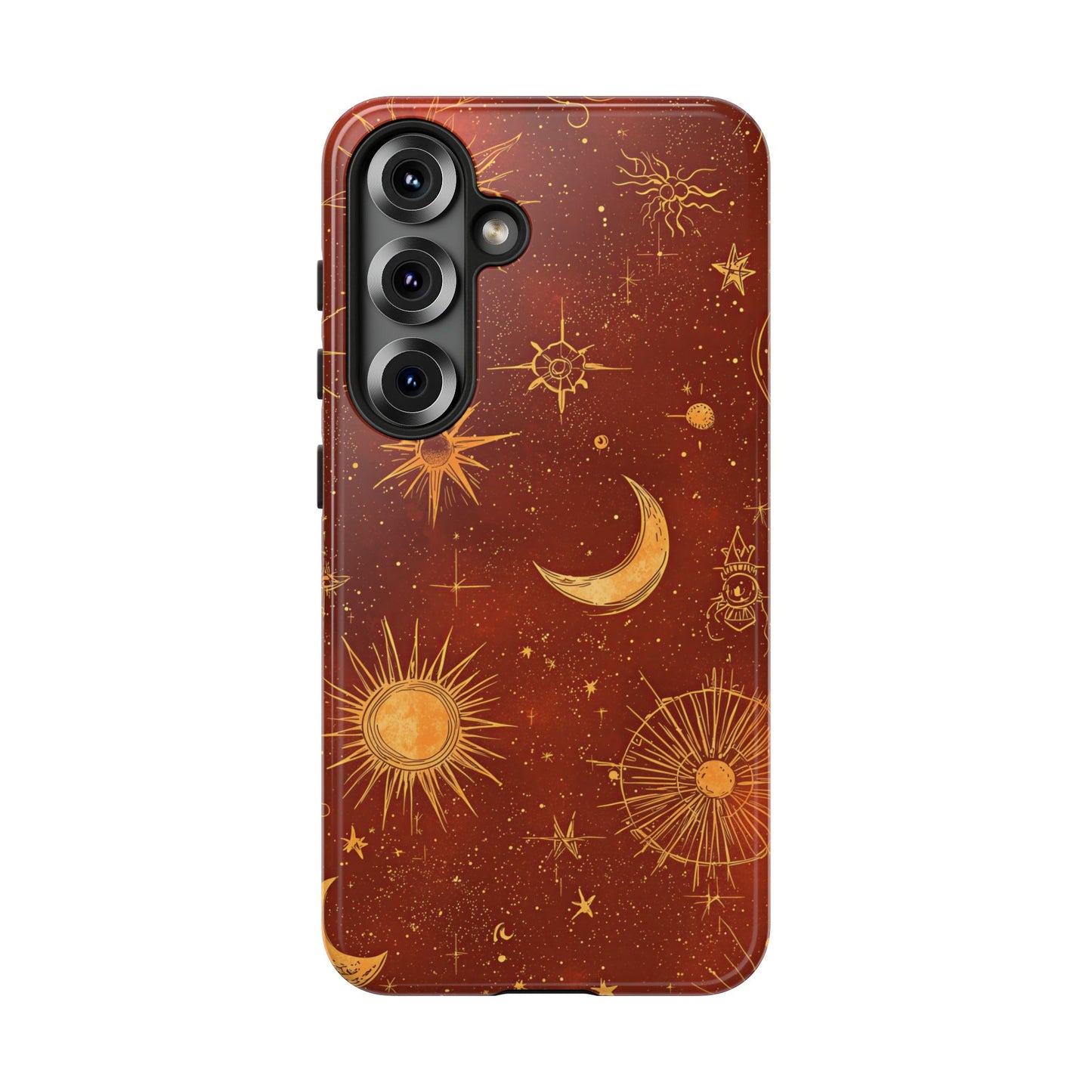 Terracotta Celestial Dreams Boho Phone Case for iPhone, Pixel & Samsung