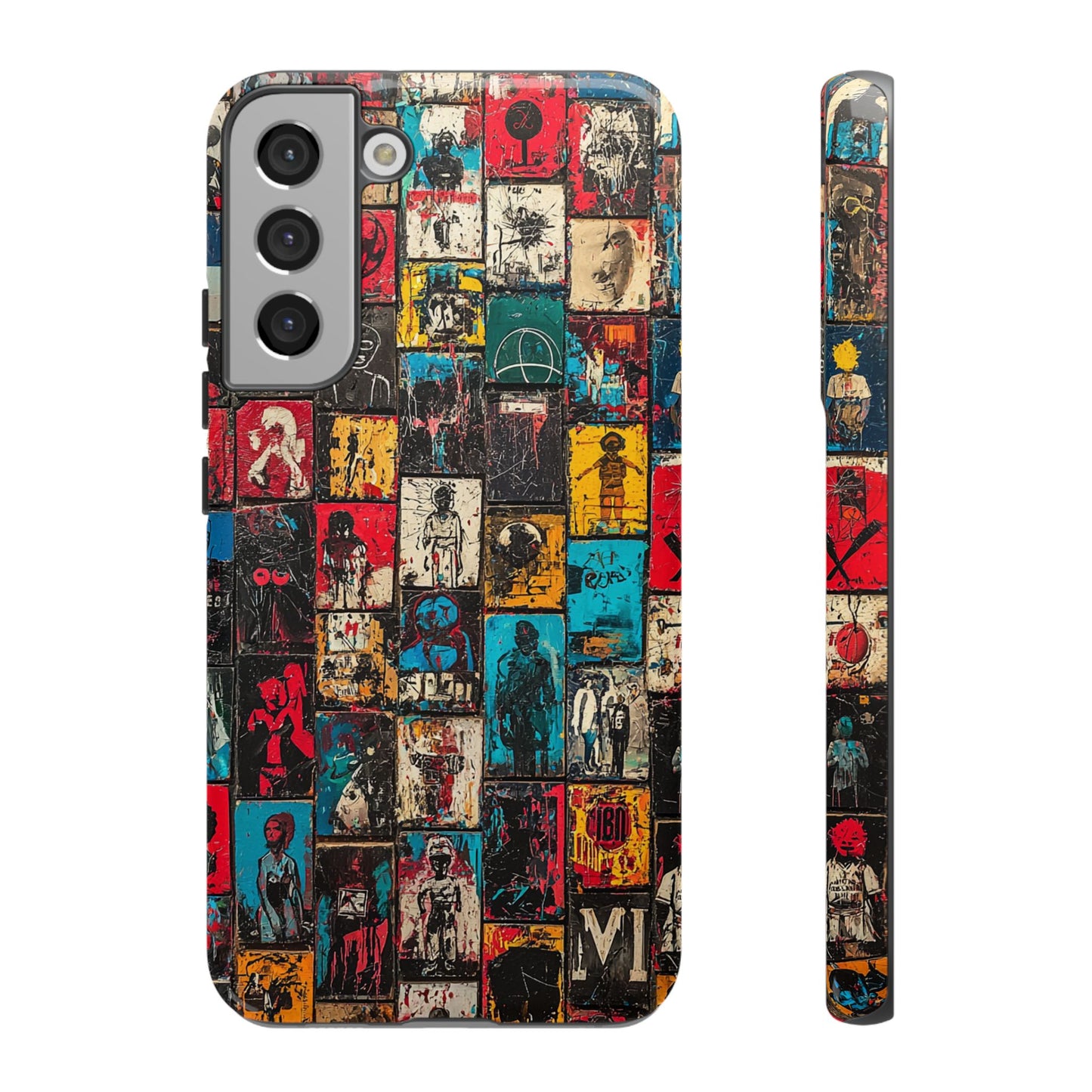 Abstract Art Phone Case – Basquiat-Inspired Phone Cover - iPhone, Samsung & Google Pixel Cover - Artistic Painting Case, Art Lover Gift