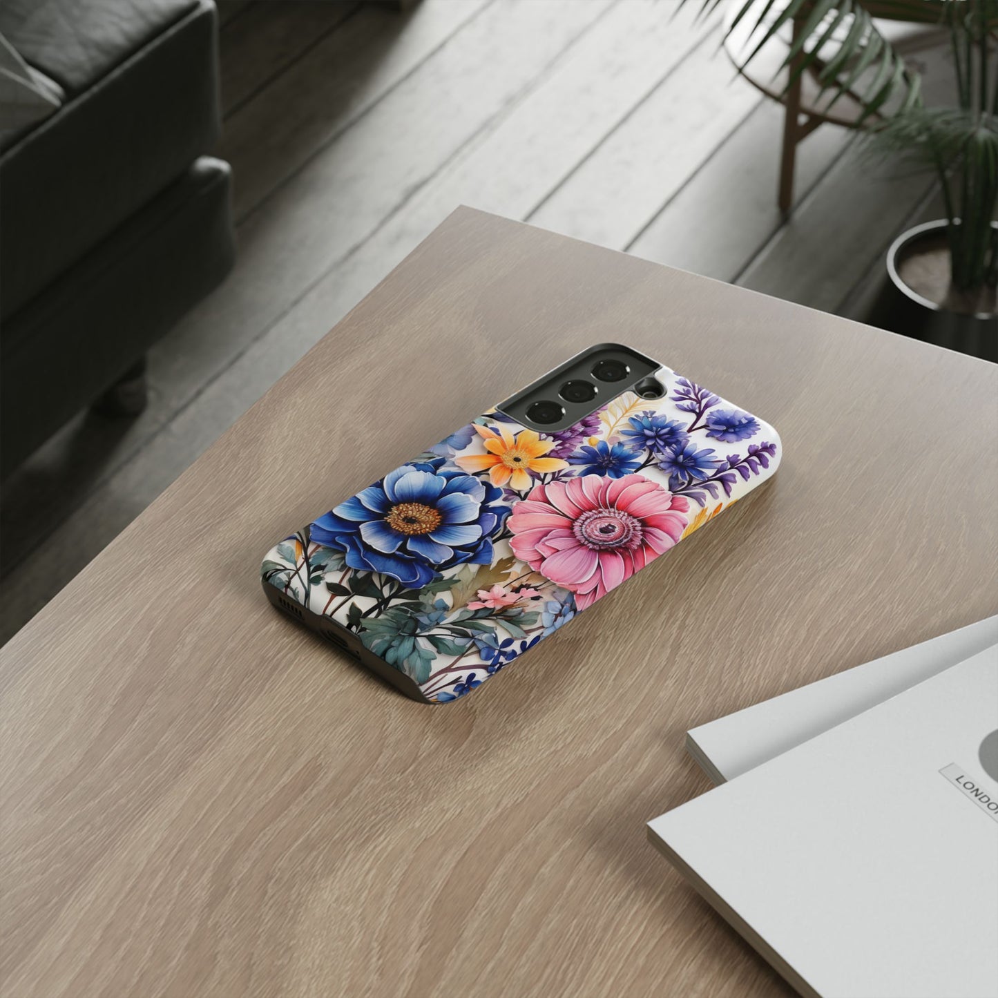 Elegant Floral Bouquet Mobile Case – Vibrant Botanical Art